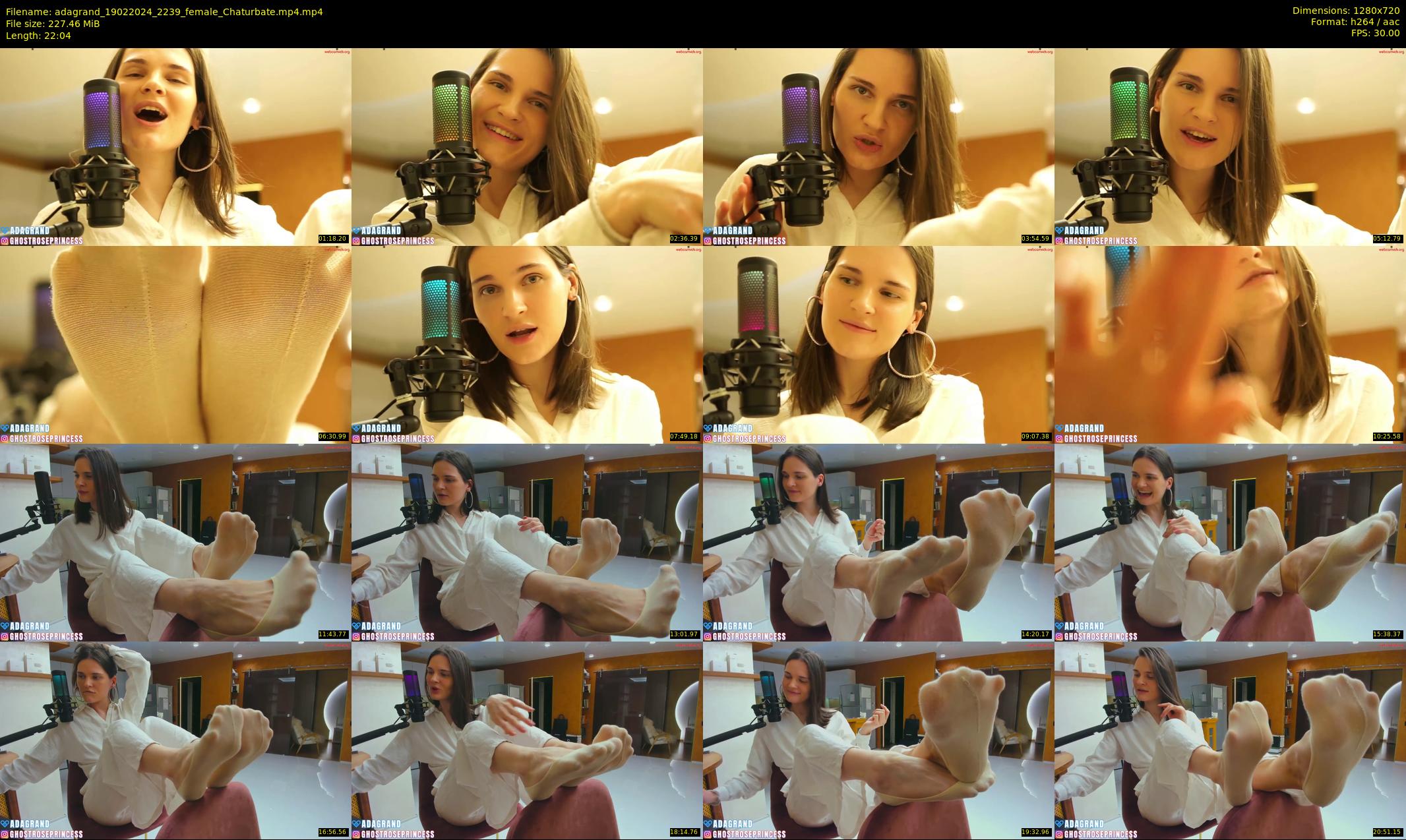 adagrand — 23 minute Chaturbate female cam show recording, 720p, Feb 19, 2024