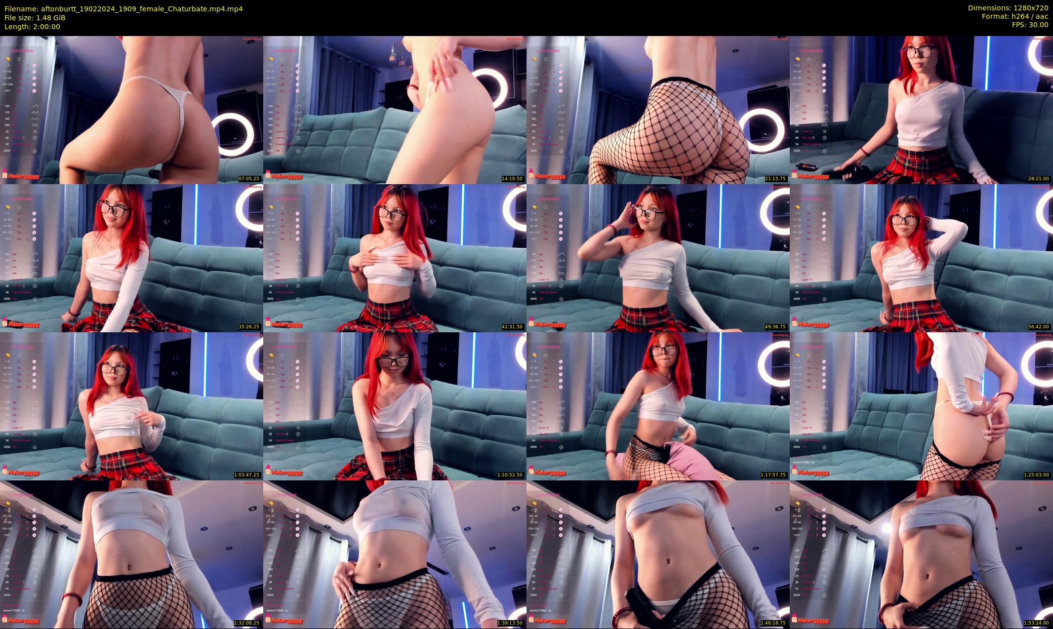 aftonburtt — 120 minute Chaturbate female cam show recording, 720p, Feb 19, 2024