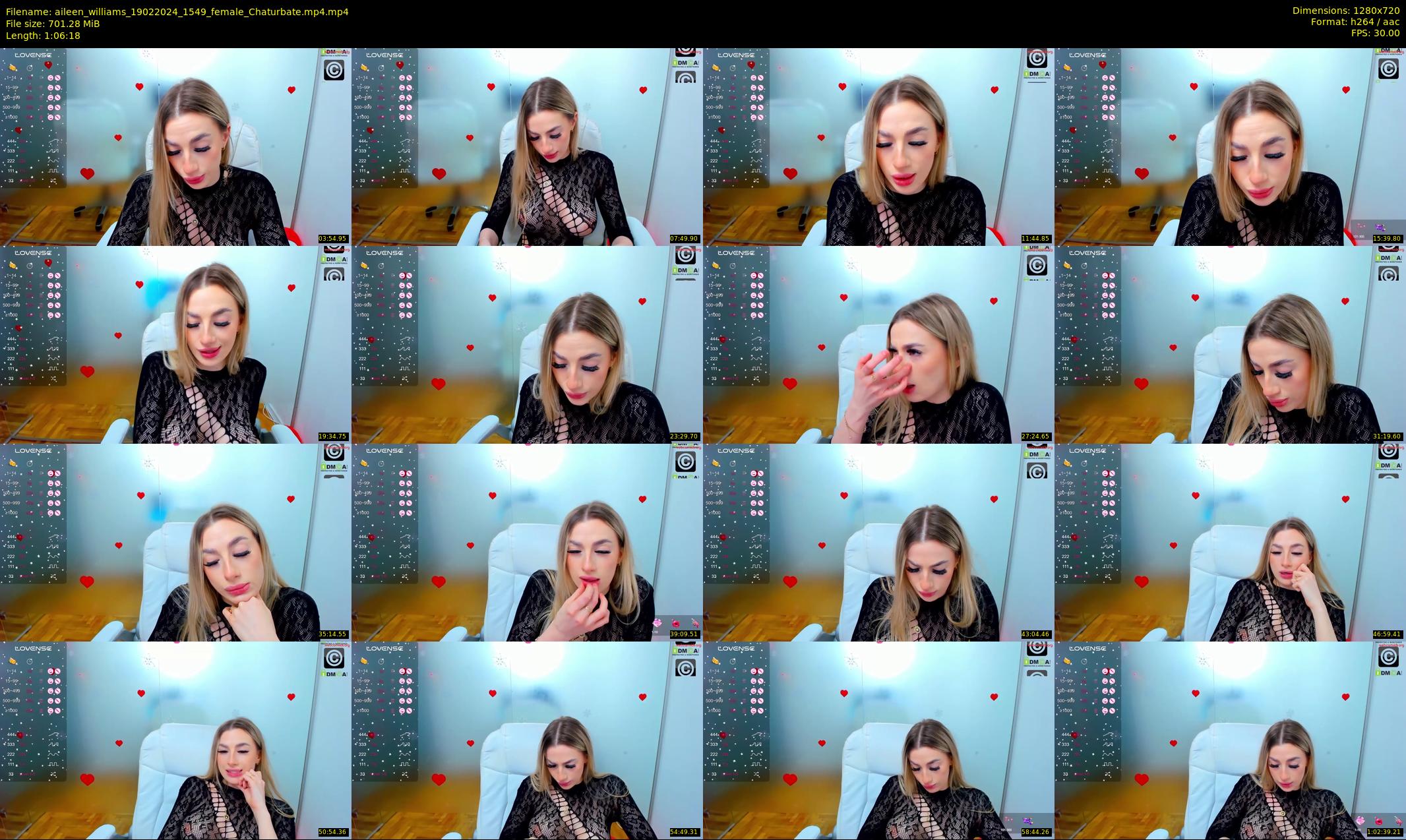 aileen_williams — 67 minute Chaturbate female cam show recording, 720p, Feb 19, 2024