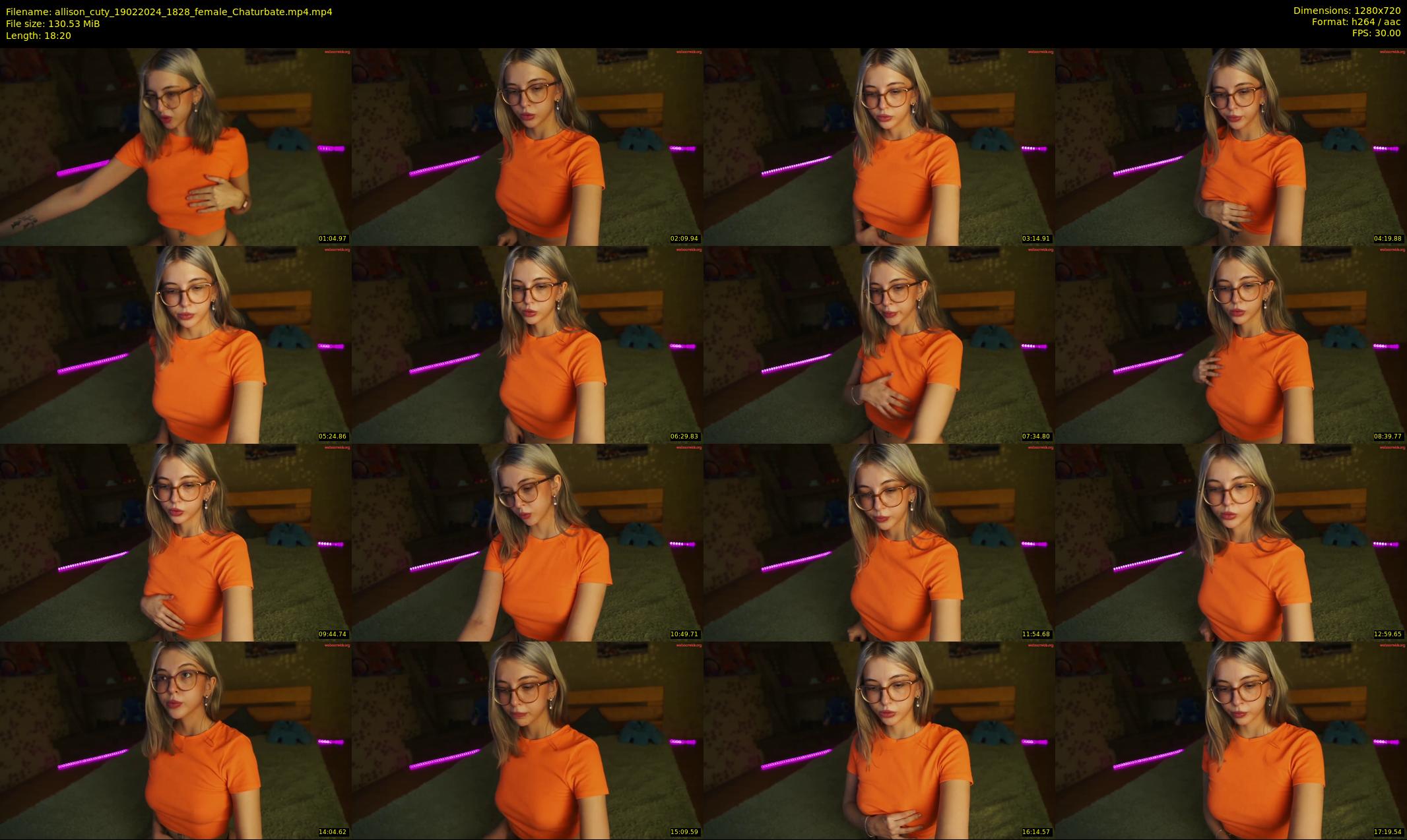 allison_cuty — 19 minute Chaturbate female cam show recording, 720p, Feb 19, 2024
