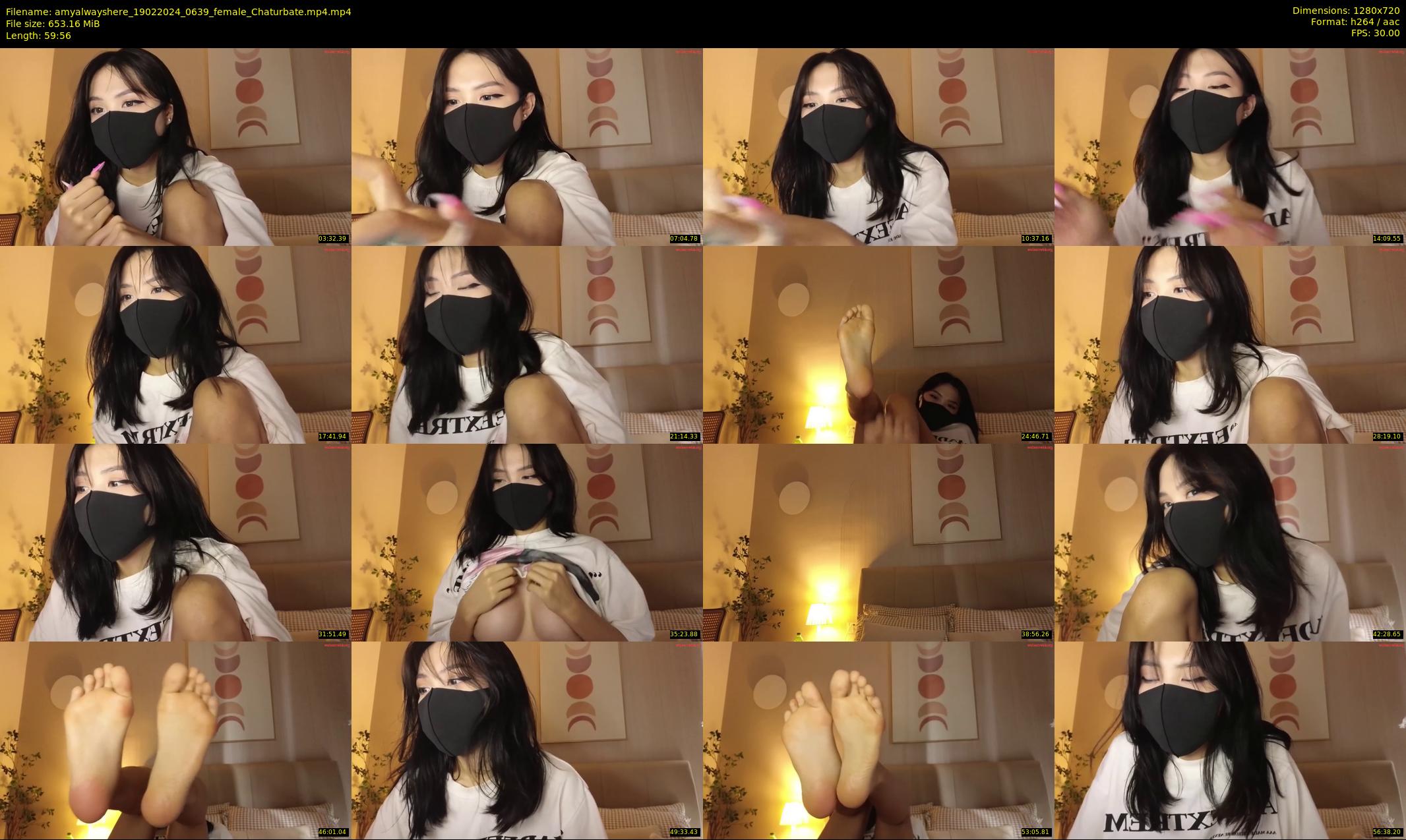 amyalwayshere — 60 minute Chaturbate female cam show recording, 720p, Feb 19, 2024