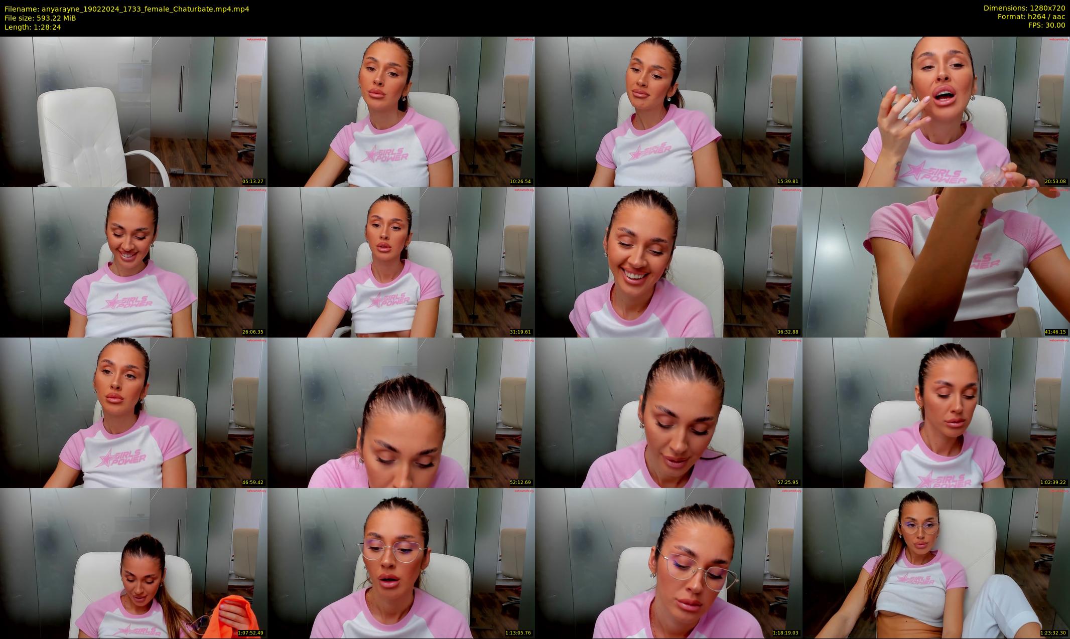 anyarayne — 89 minute Chaturbate female cam show recording, 720p, Feb 19, 2024