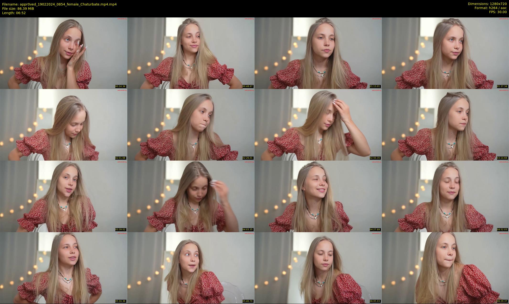 appr0ved — 7 minute Chaturbate female cam show recording, 720p, Feb 19, 2024