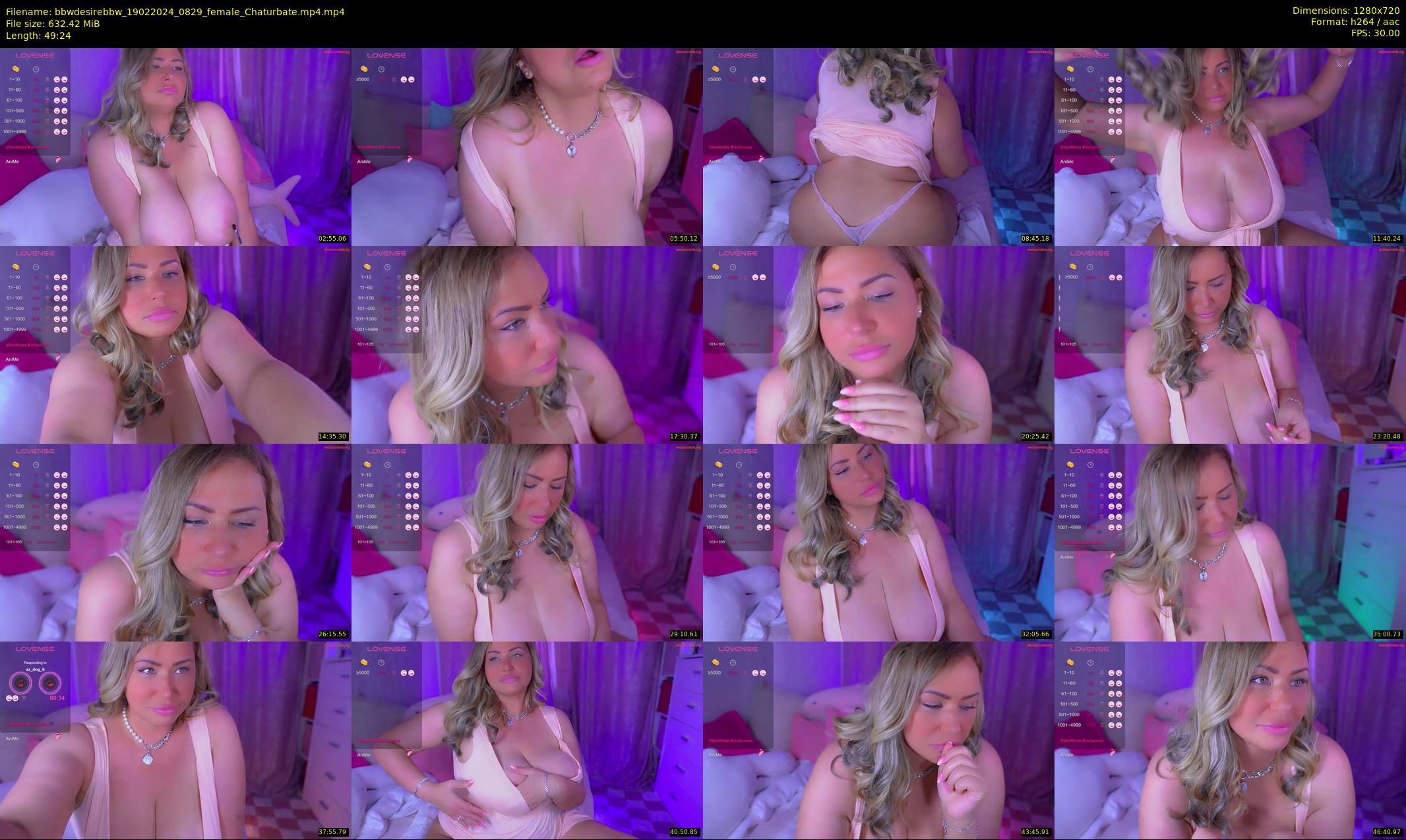 bbwdesirebbw — 50 minute Chaturbate female cam show recording, 720p, Feb 19, 2024