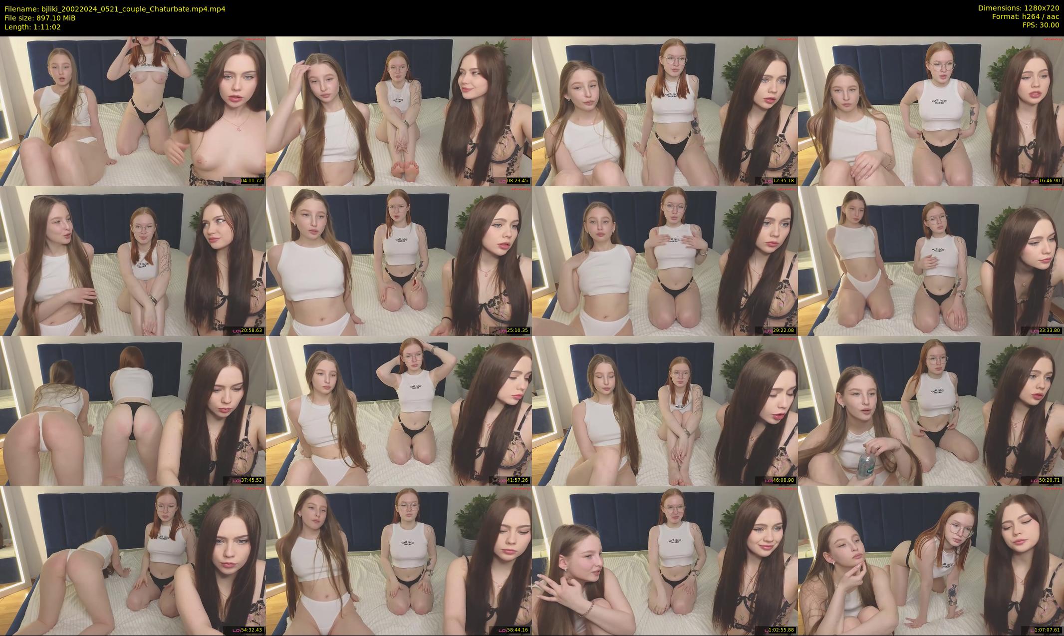 bjliki — 72 minute Chaturbate couple cam show recording, 720p, Feb 20, 2024