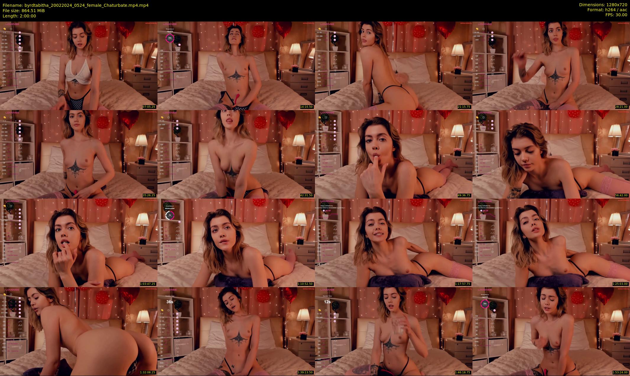 byrdtabitha — 120 minute Chaturbate female cam show recording, 720p, Feb 20, 2024