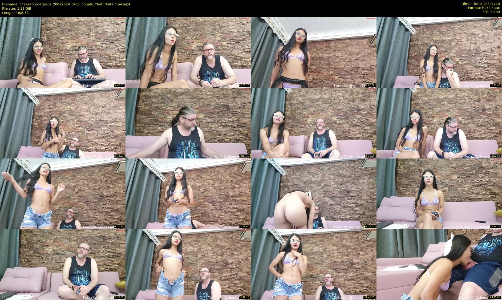 cheeseburgerjesus — 69 minute Chaturbate couple cam show recording, 720p, Feb 20, 2024