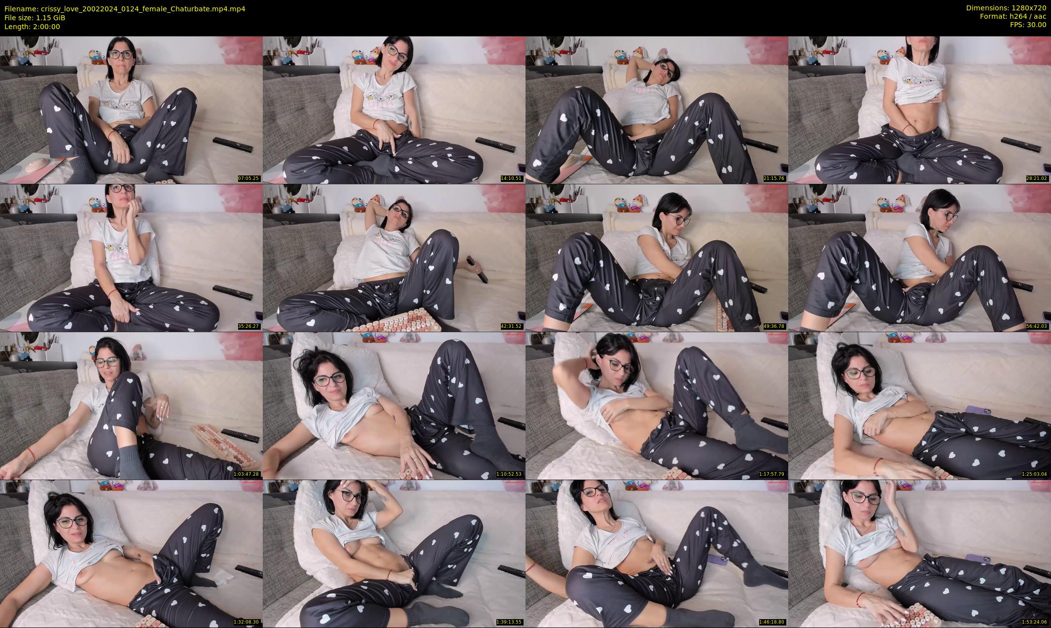 crissy_love — 120 minute Chaturbate female cam show recording, 720p, Feb 20, 2024