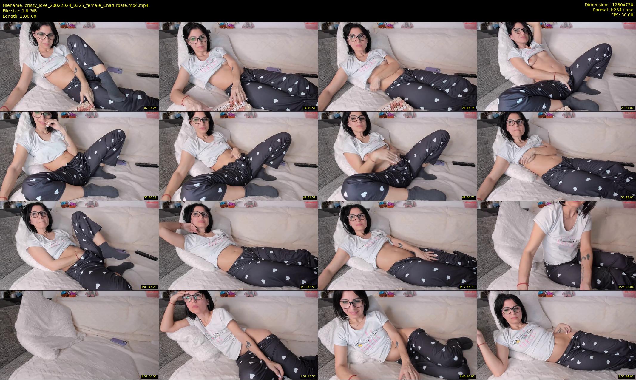 crissy_love — 120 minute Chaturbate female cam show recording, 720p, Feb 20, 2024