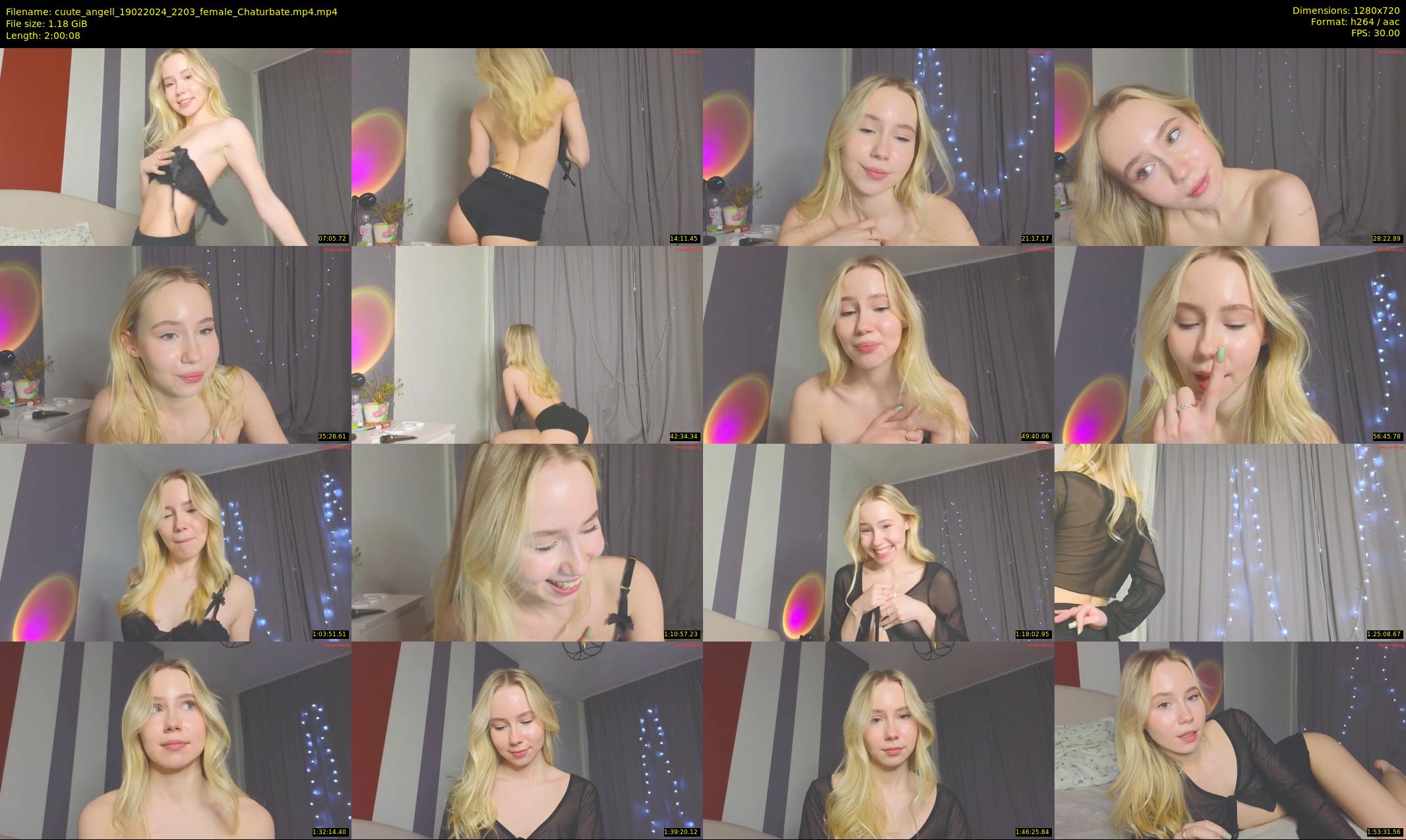 cuute_angell — 121 minute Chaturbate female cam show recording, 720p, Feb 19, 2024