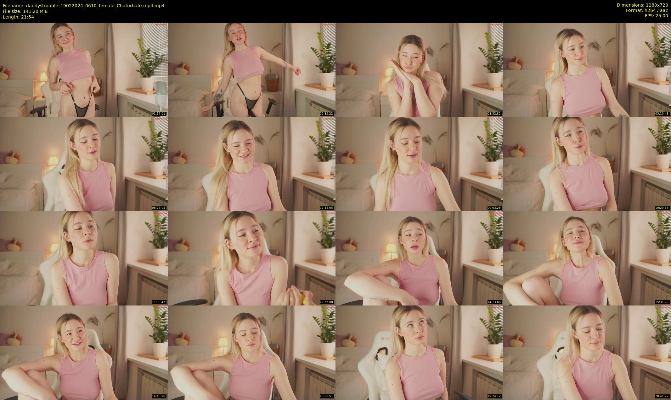 daddystrouble — 22 minute Chaturbate female cam show recording, 720p, Feb 19, 2024