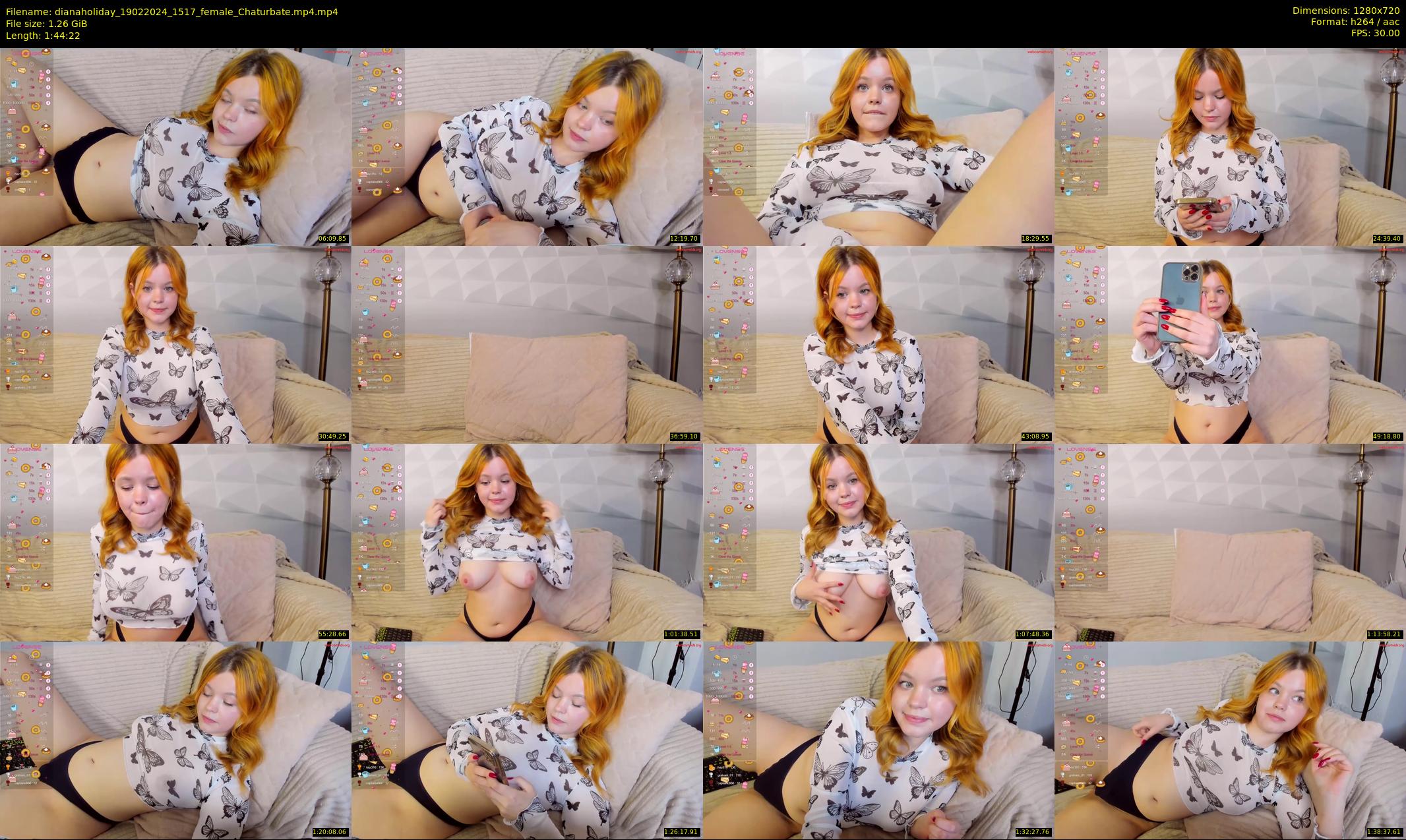 dianaholiday — 105 minute Chaturbate female cam show recording, 720p, Feb 19, 2024