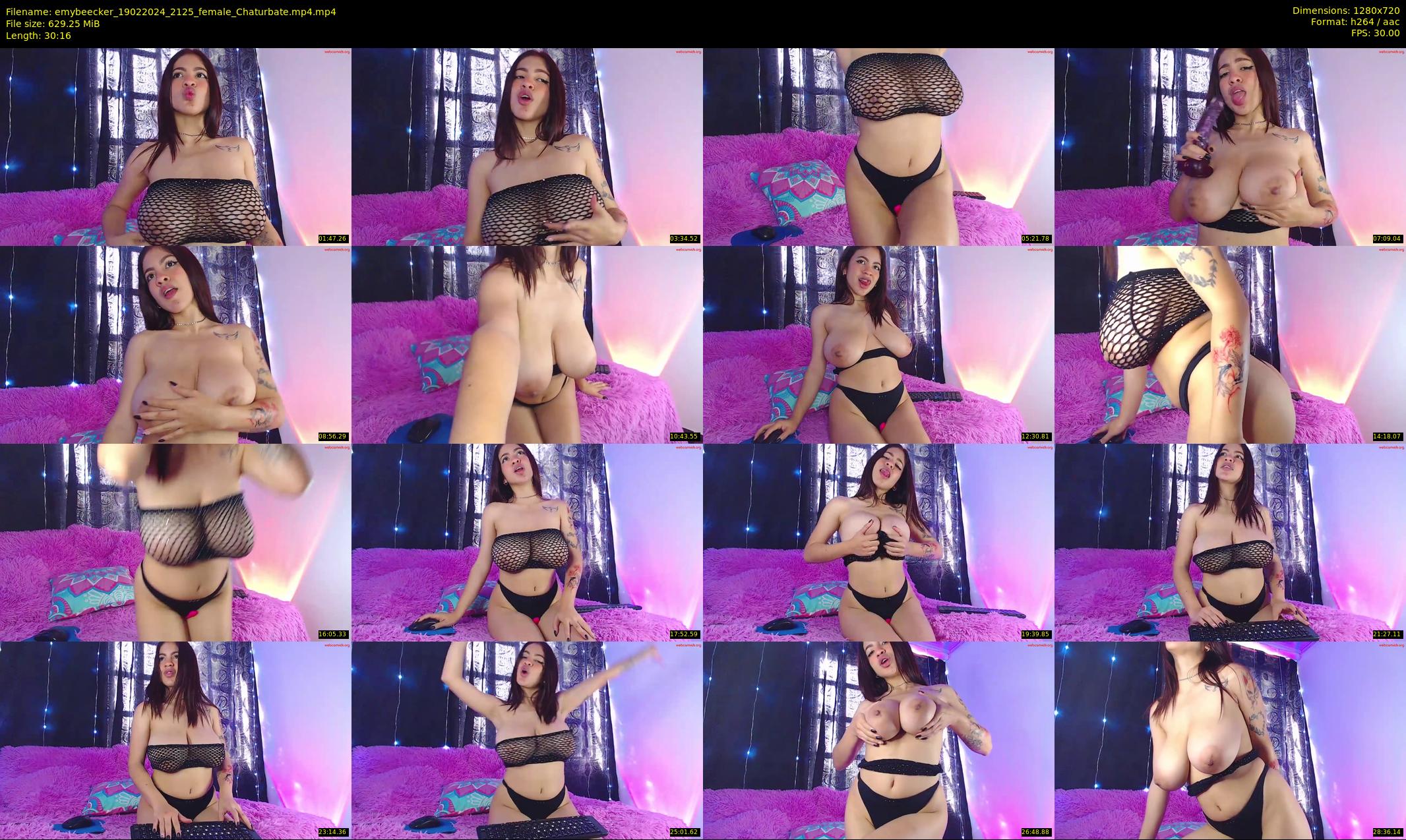 emybeecker — 31 minute Chaturbate female cam show recording, 720p, Feb 19, 2024