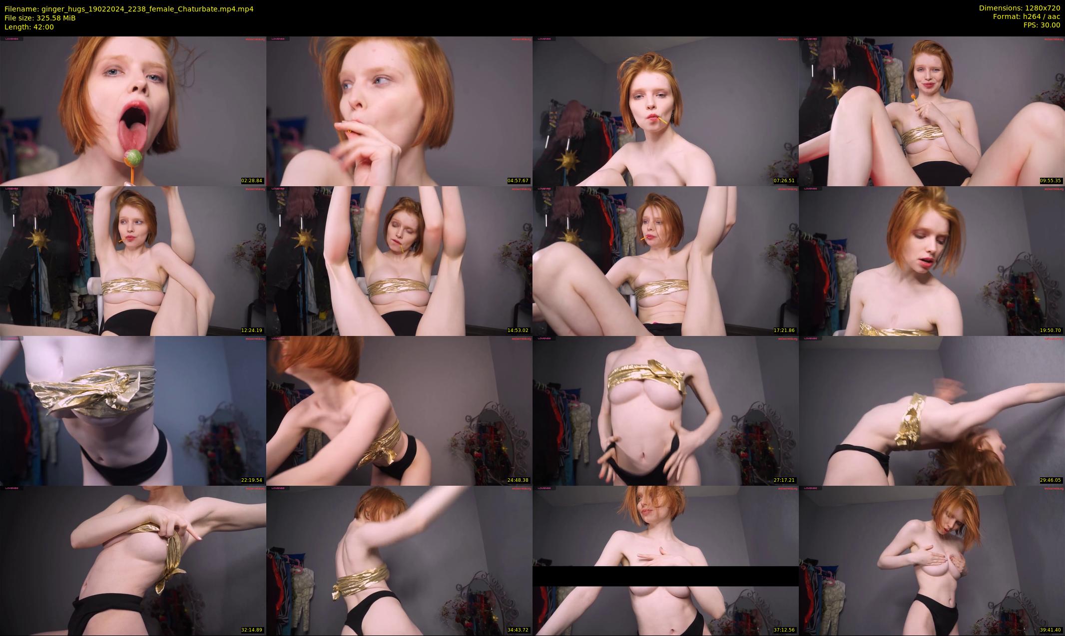 ginger_hugs — 42 minute Chaturbate female cam show recording, 720p, Feb 19, 2024