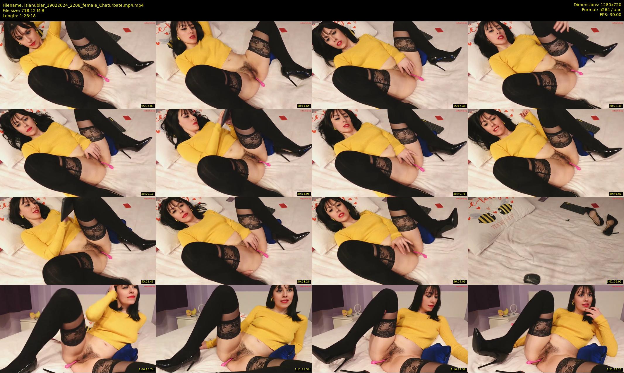 islanublar — 87 minute Chaturbate female cam show recording, 720p, Feb 19, 2024