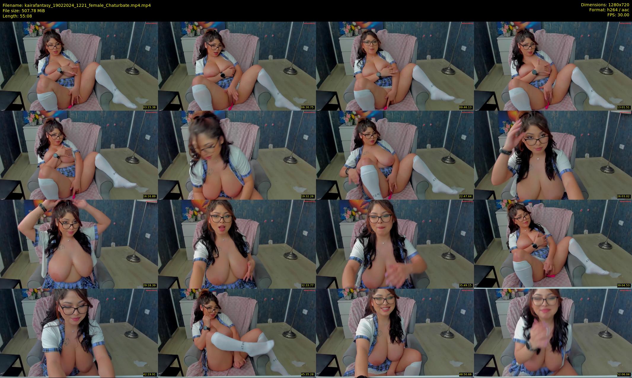 kairafantasy — 56 minute Chaturbate female cam show recording, 720p, Feb 19, 2024