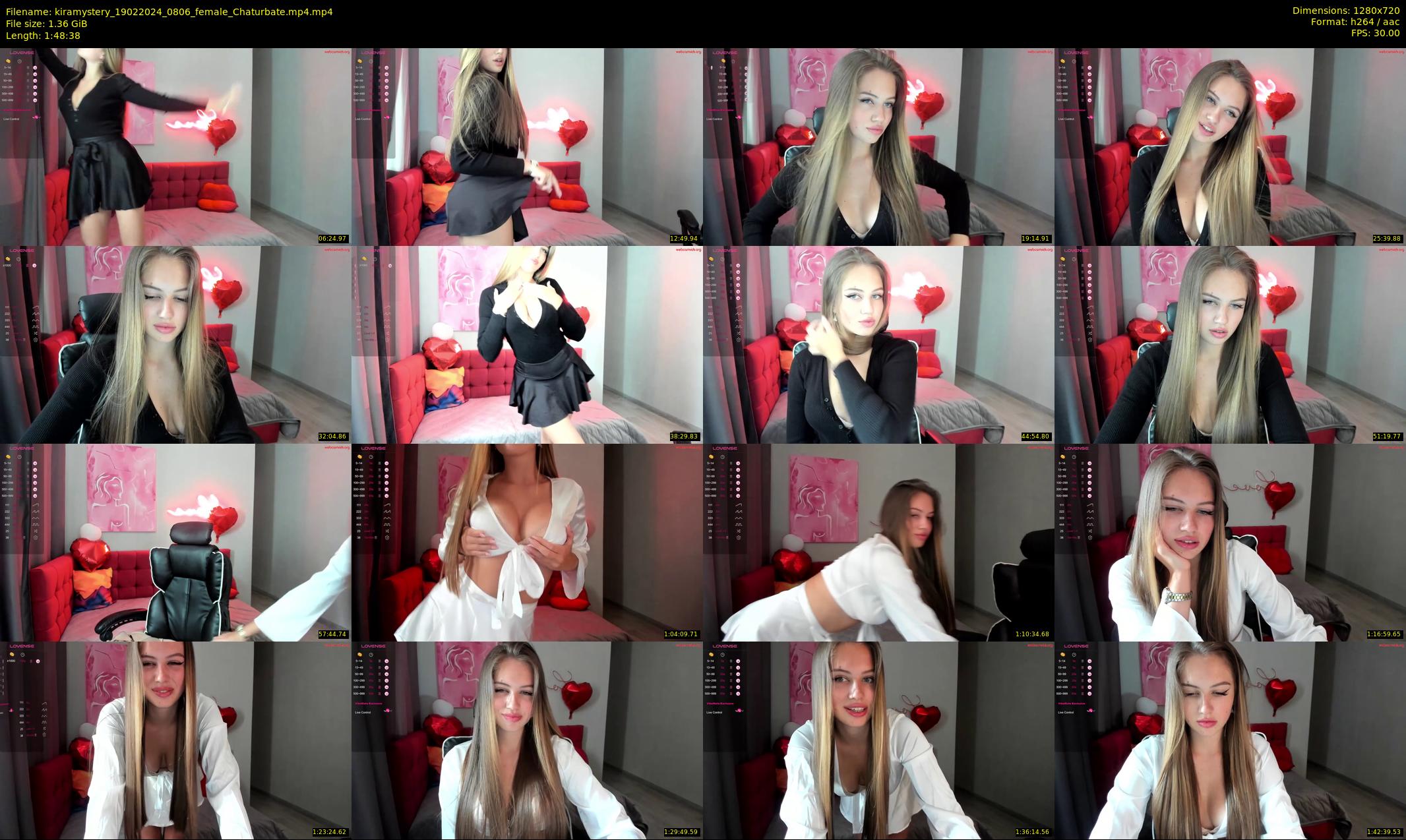 kiramystery — 109 minute Chaturbate female cam show recording, 720p, Feb 19, 2024