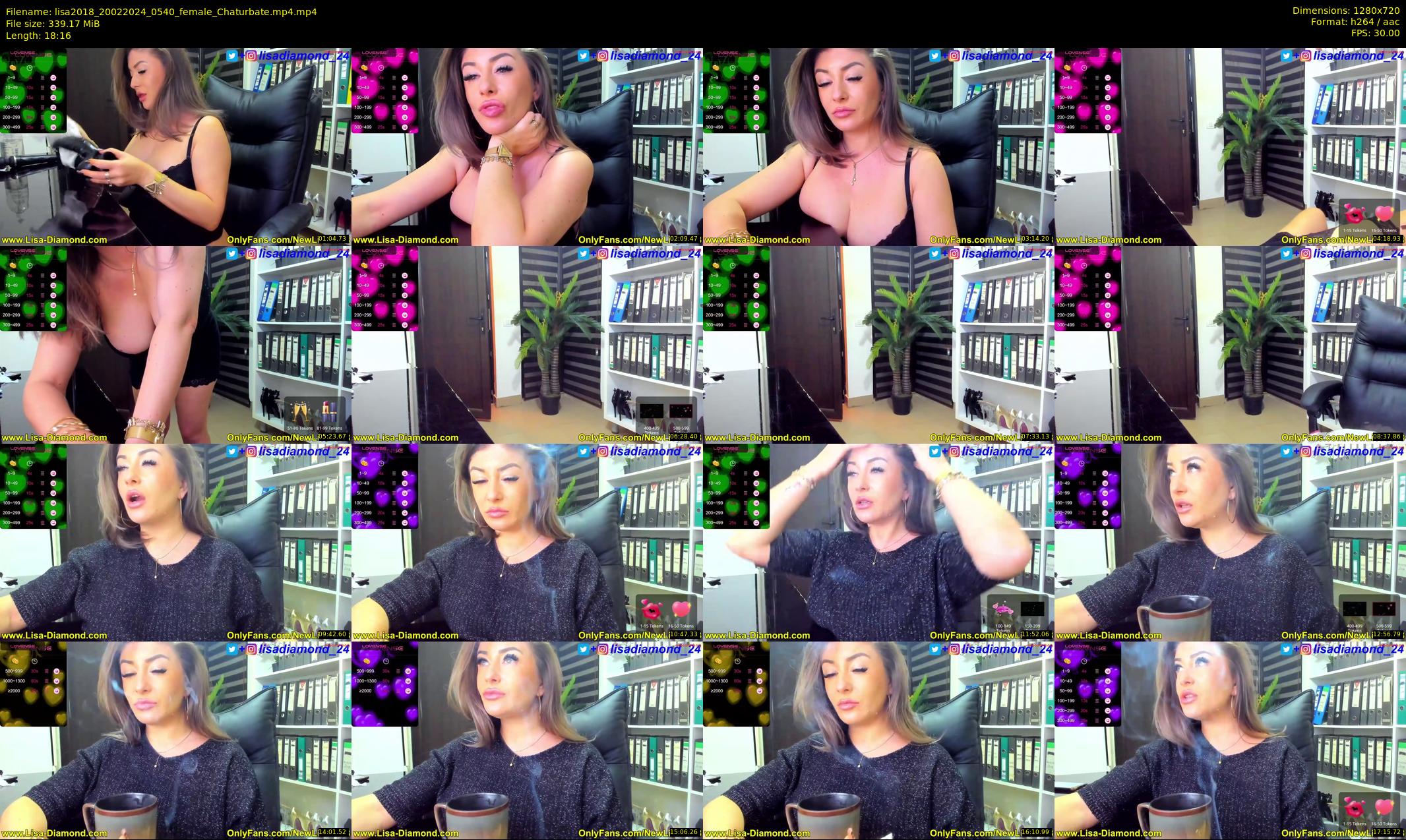 lisa2018 — 19 minute Chaturbate female cam show recording, 720p, Feb 20, 2024