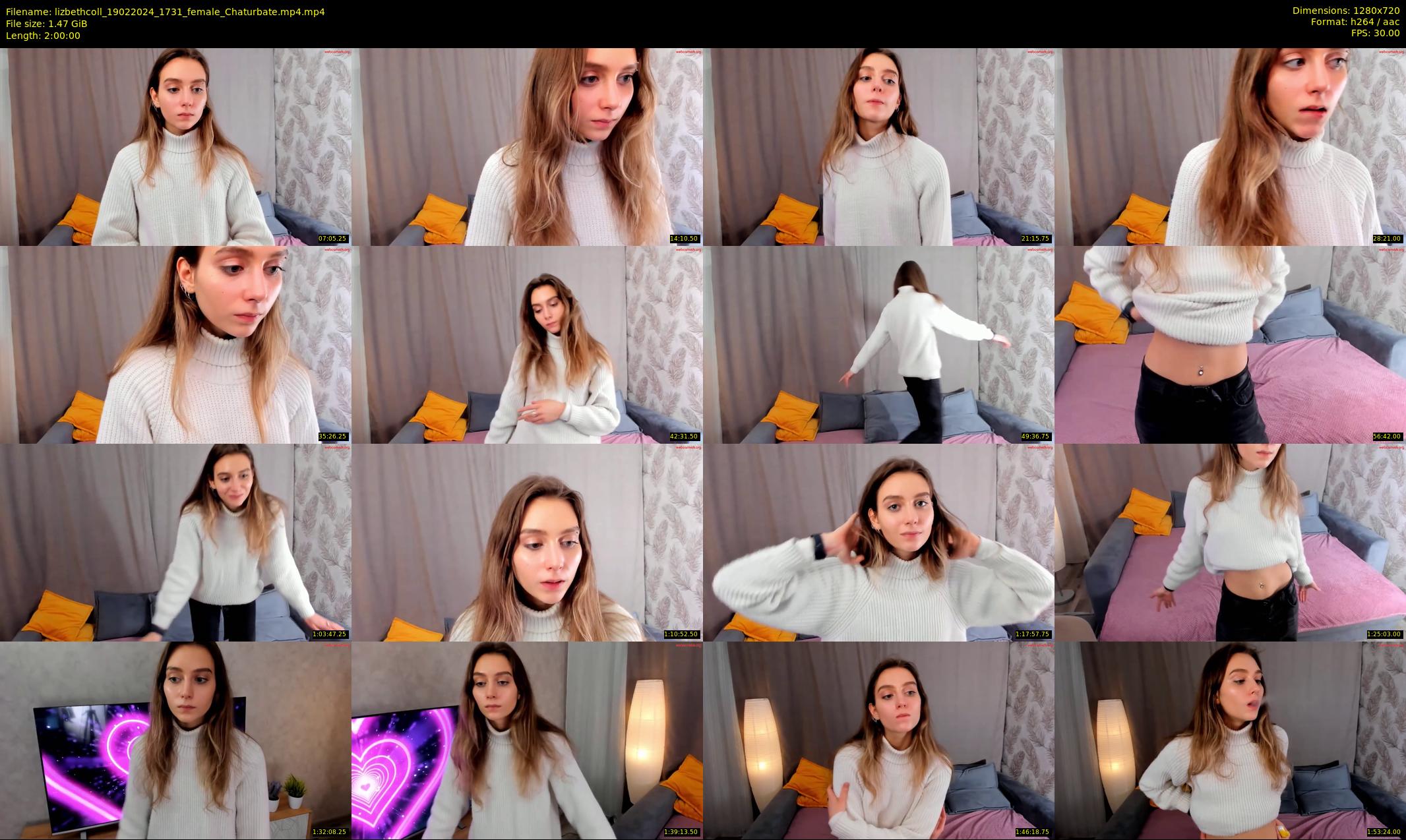 lizbethcoll — 120 minute Chaturbate female cam show recording, 720p, Feb 19, 2024