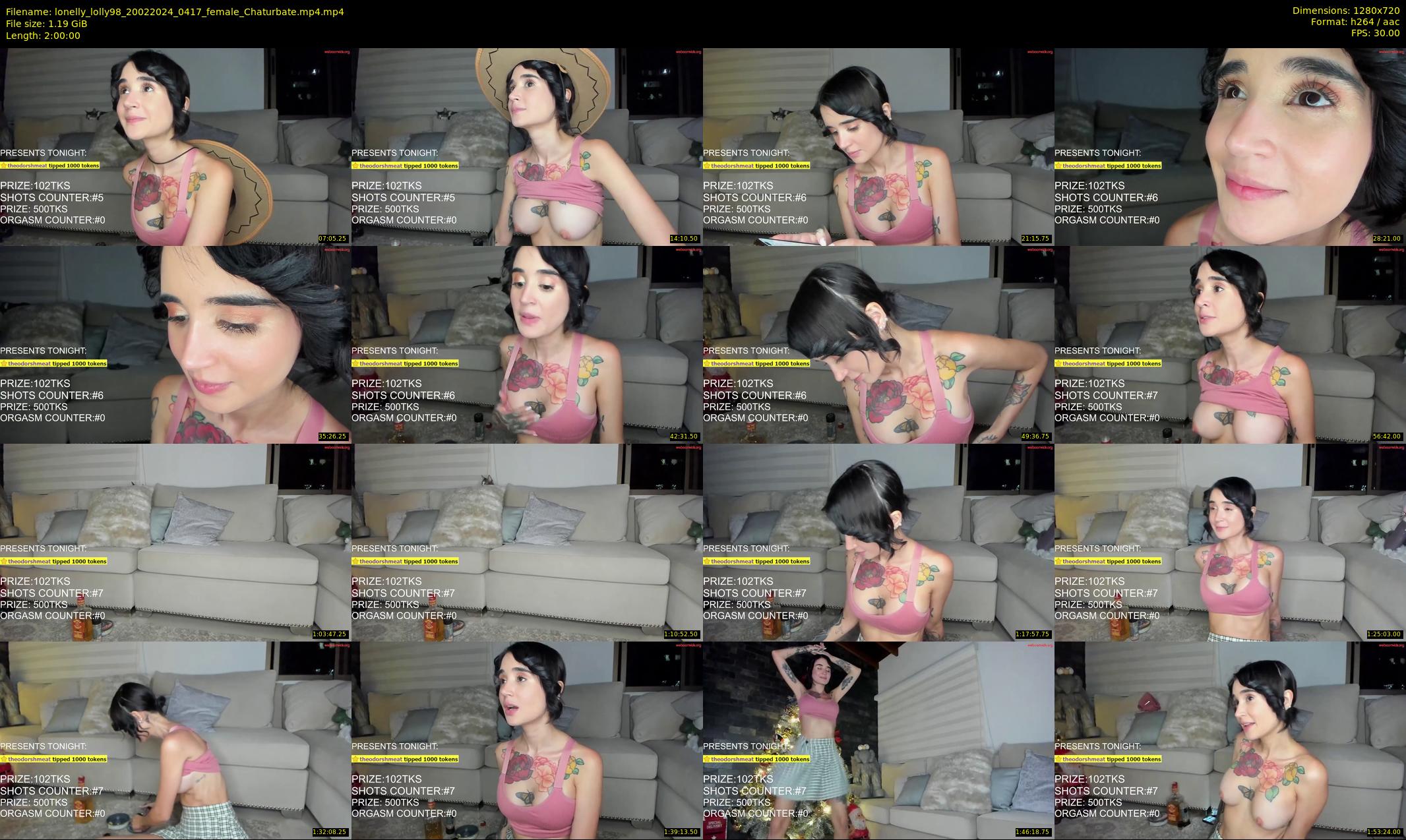 lonelly_lolly98 — 120 minute Chaturbate female cam show recording, 720p, Feb 20, 2024