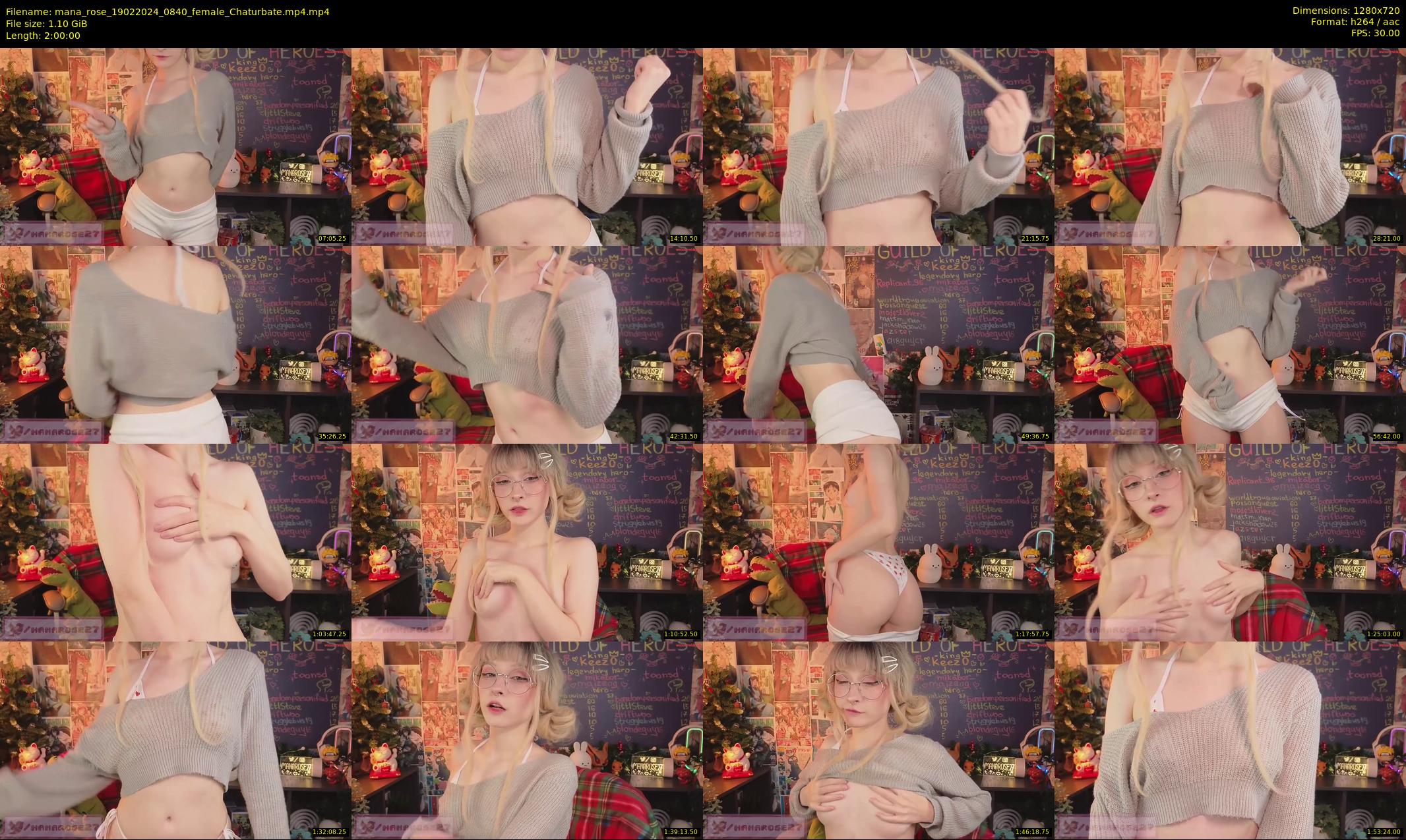 mana_rose — 120 minute Chaturbate female cam show recording, 720p, Feb 19, 2024