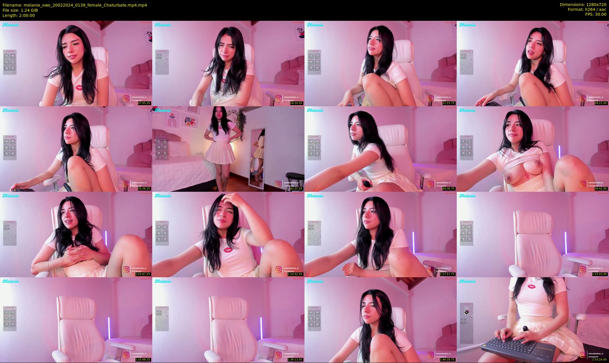 melanie_owo — 120 minute Chaturbate female cam show recording, 720p, Feb 20, 2024
