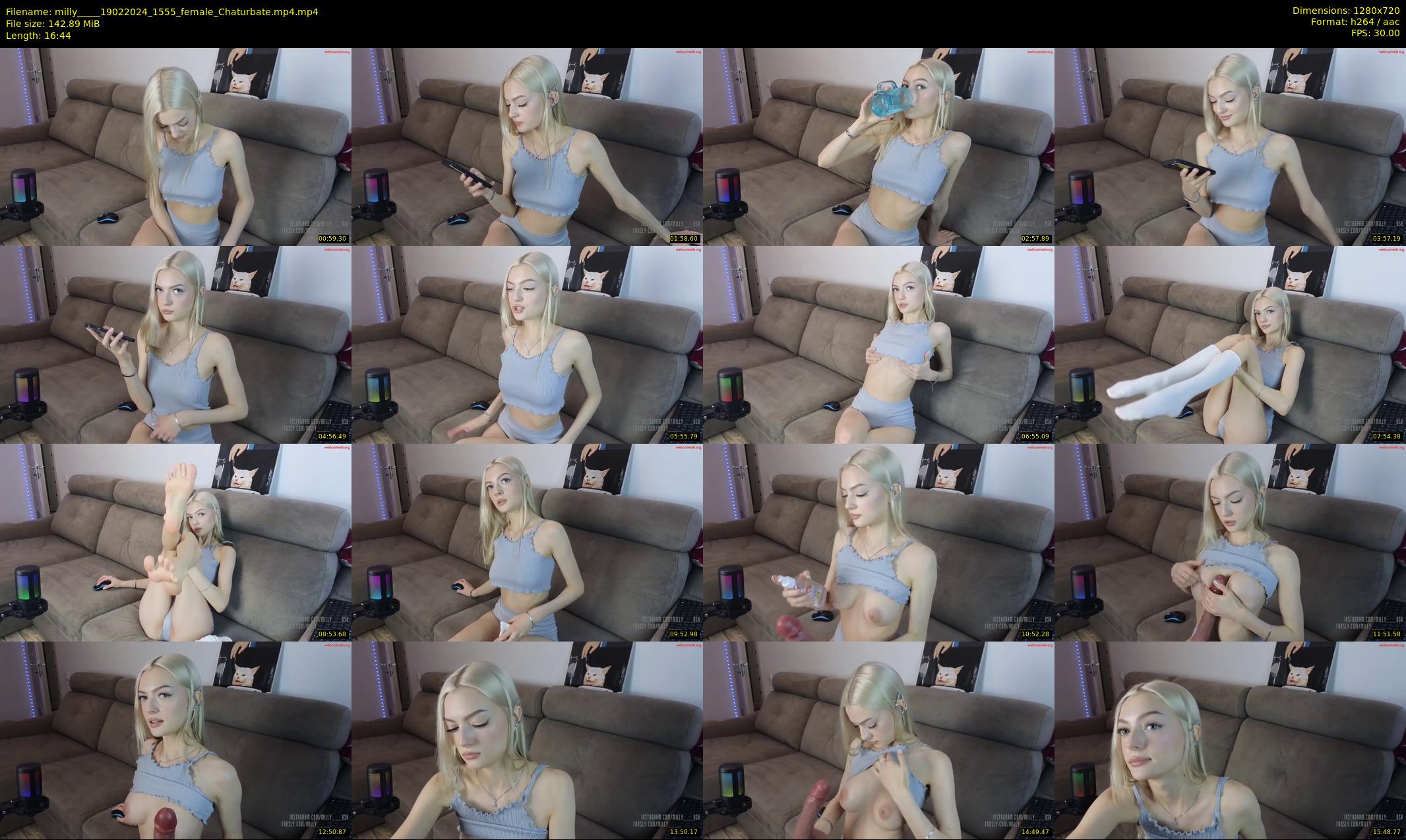 milly____ — 17 minute Chaturbate couple cam show recording, 720p, Feb 19, 2024