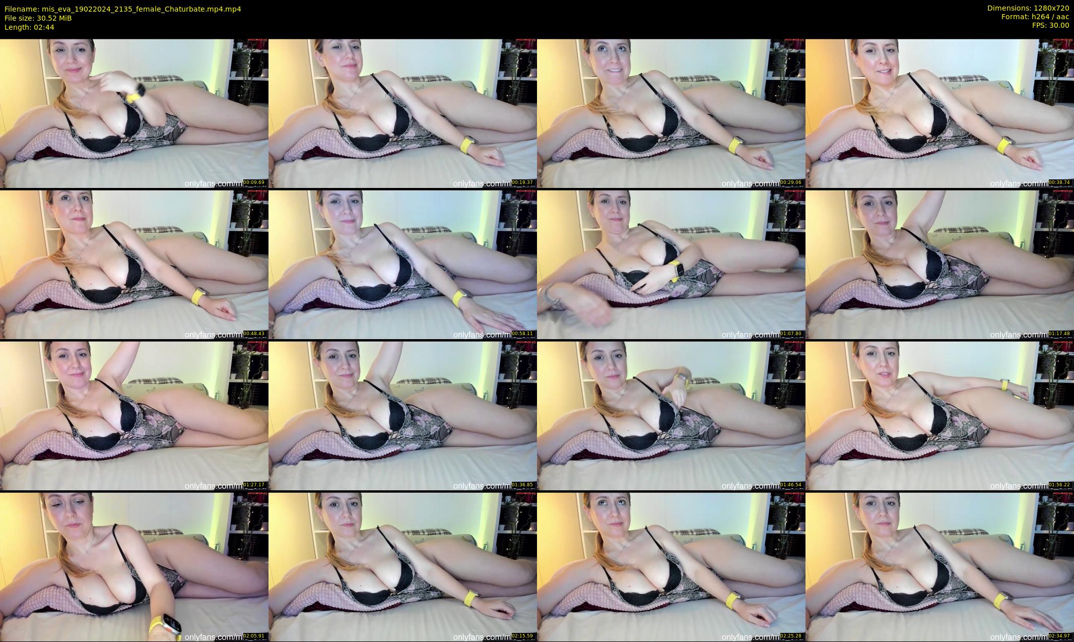mis_eva — 3 minute Chaturbate female cam show recording, 720p, Feb 19, 2024