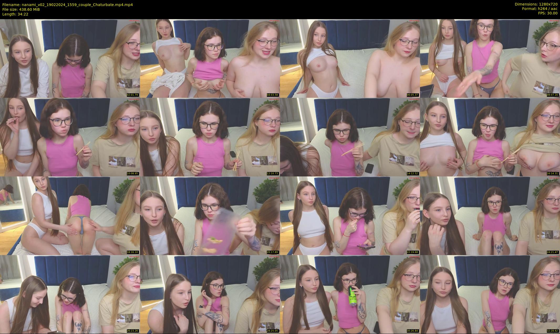nanami_v02 — 35 minute Chaturbate couple cam show recording, 720p, Feb 19, 2024