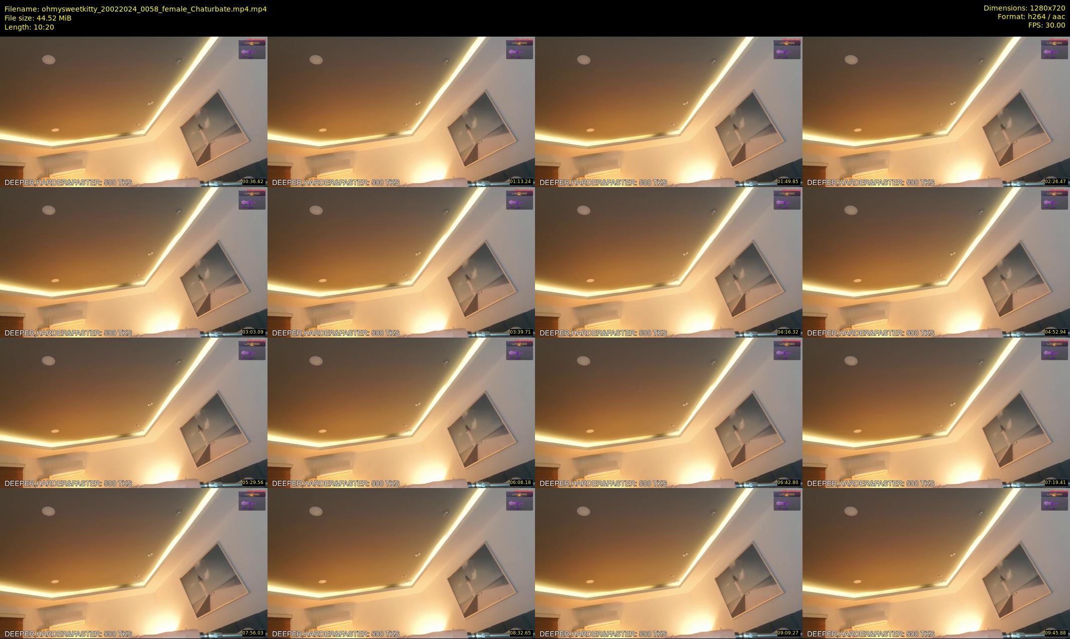 ohmysweetkitty — 11 minute Chaturbate female cam show recording, 720p, Feb 20, 2024