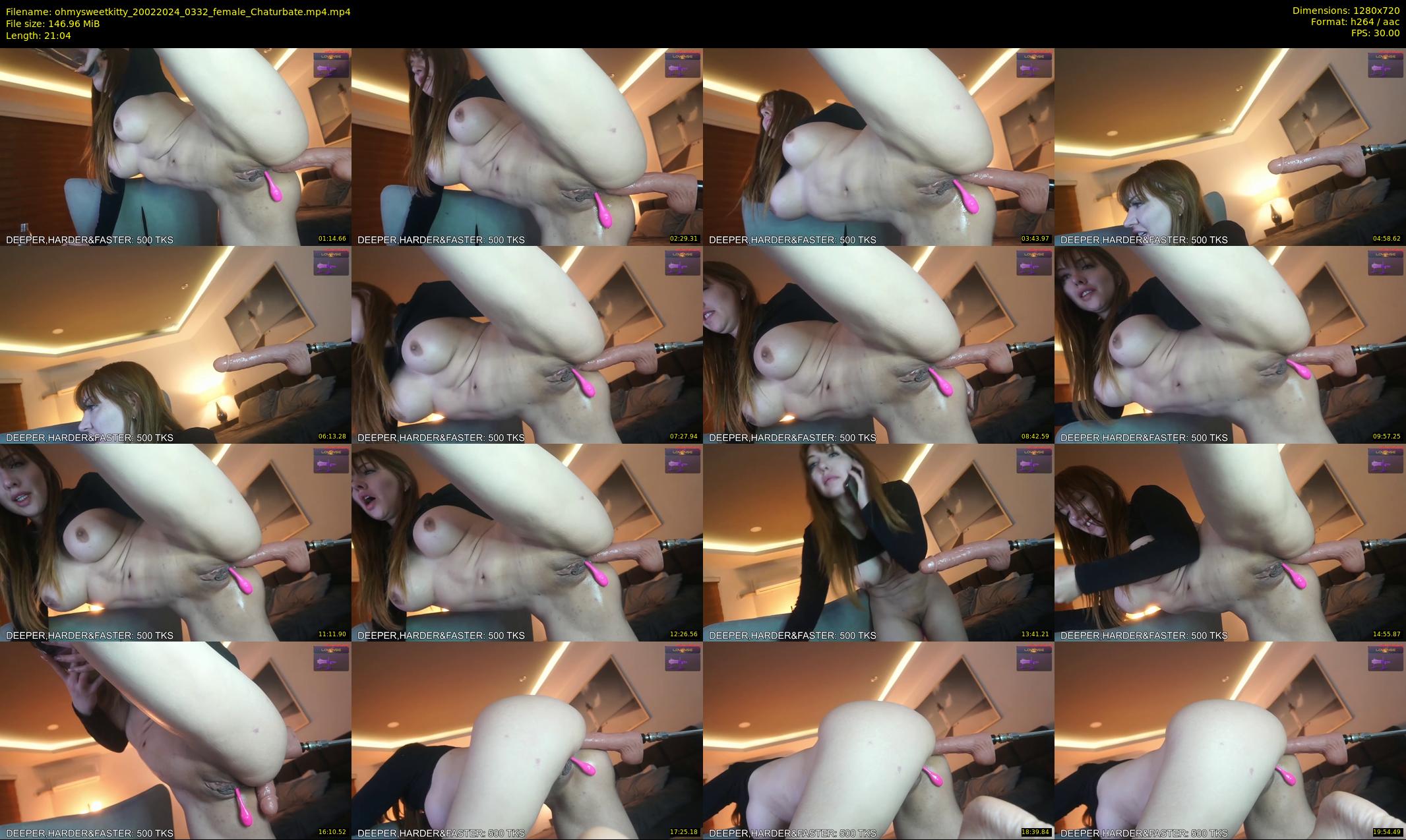 ohmysweetkitty — 22 minute Chaturbate female cam show recording, 720p, Feb 20, 2024