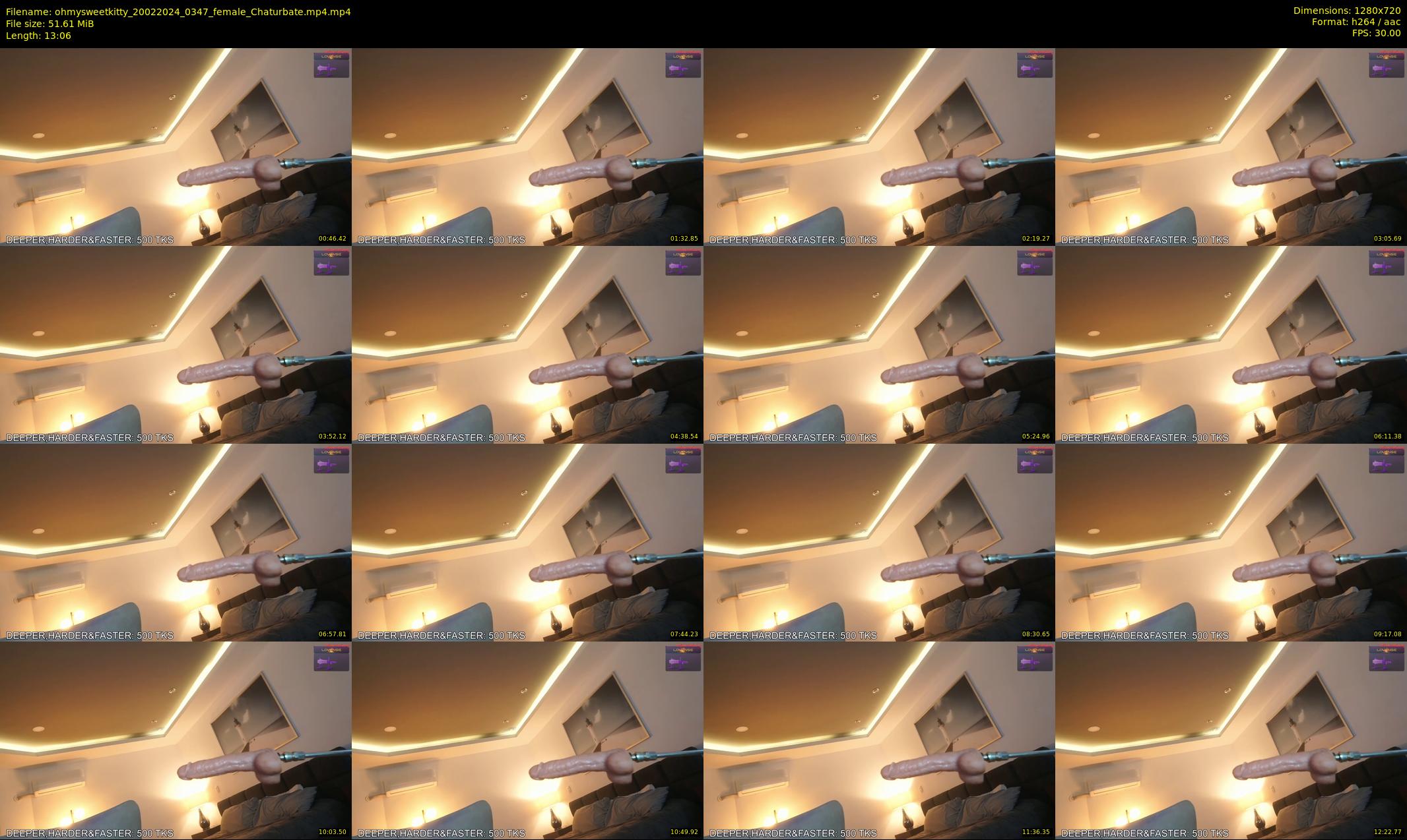 ohmysweetkitty — 14 minute Chaturbate female cam show recording, 720p, Feb 20, 2024