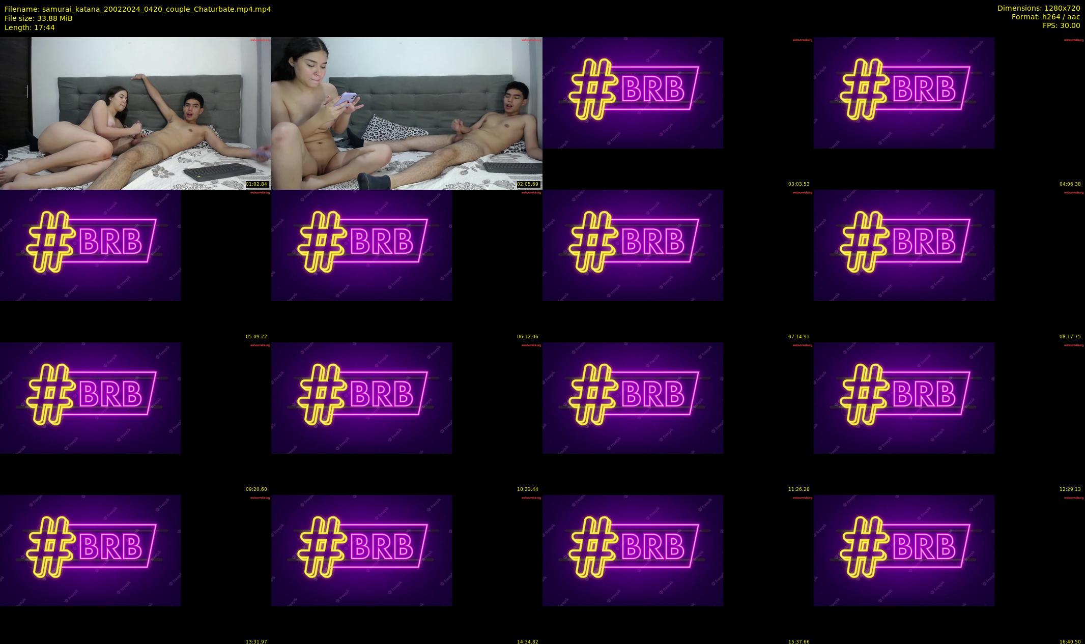 samurai_katana — 18 minute Chaturbate couple cam show recording, 720p, Feb 20, 2024