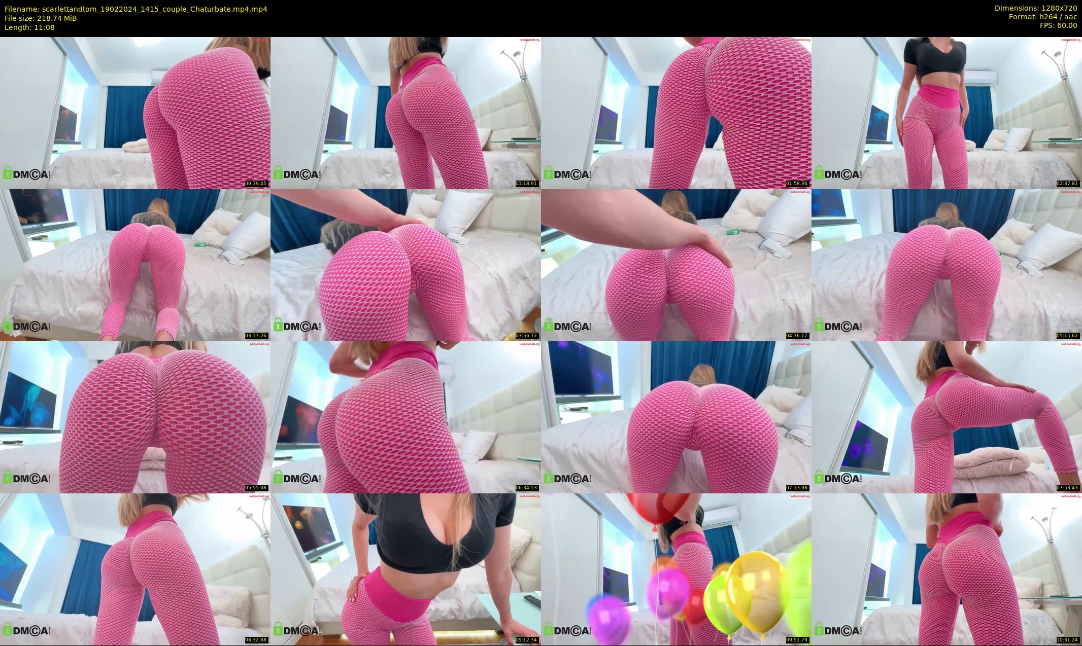 scarlettandtom — 12 minute Chaturbate couple cam show recording, 720p, Feb 19, 2024