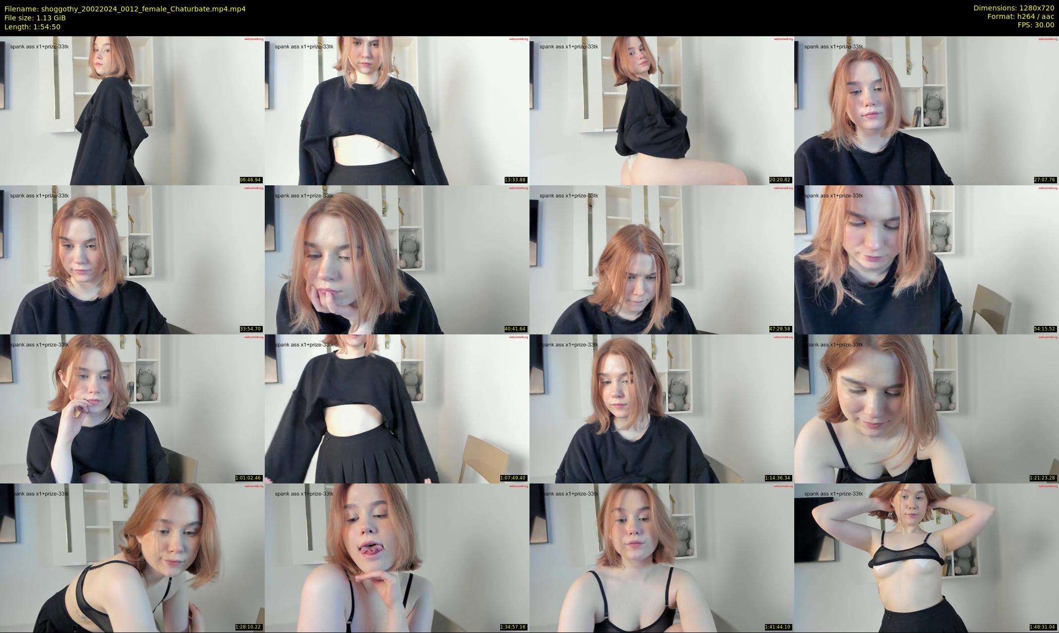shoggothy — 115 minute Chaturbate female cam show recording, 720p, Feb 20, 2024