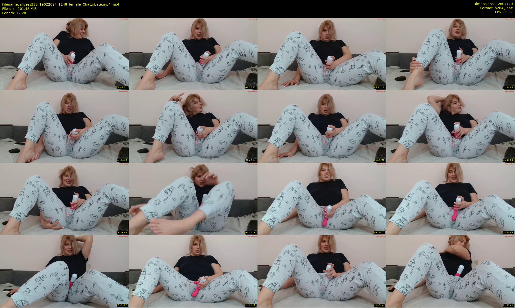 silvess333 — 13 minute Chaturbate female cam show recording, 720p, Feb 19, 2024