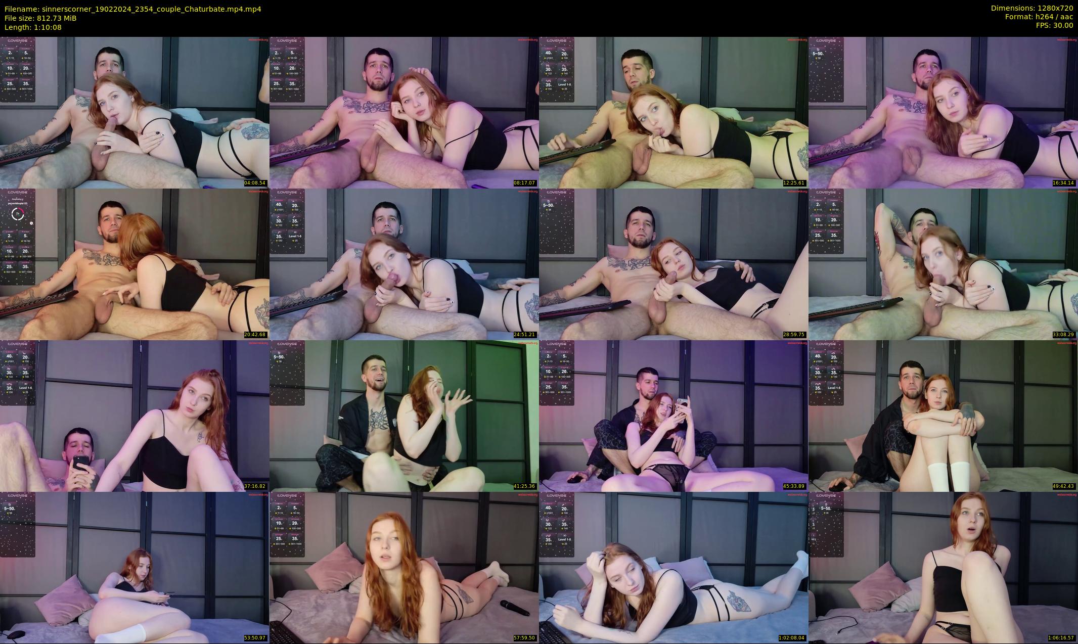 sinnerscorner — 71 minute Chaturbate couple cam show recording, 720p, Feb 19, 2024
