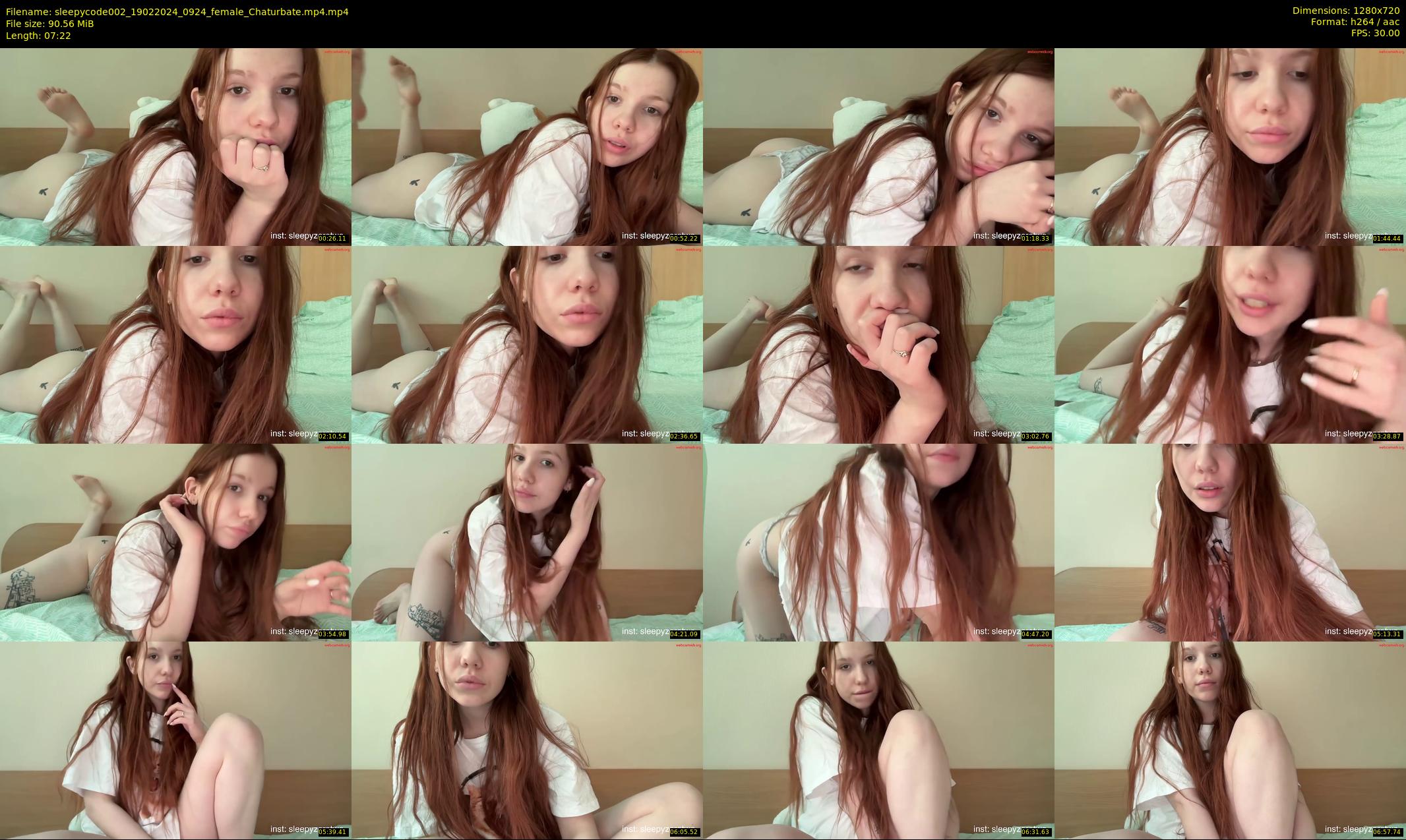 sleepycode002 — 8 minute Chaturbate female cam show recording, 720p, Feb 19, 2024