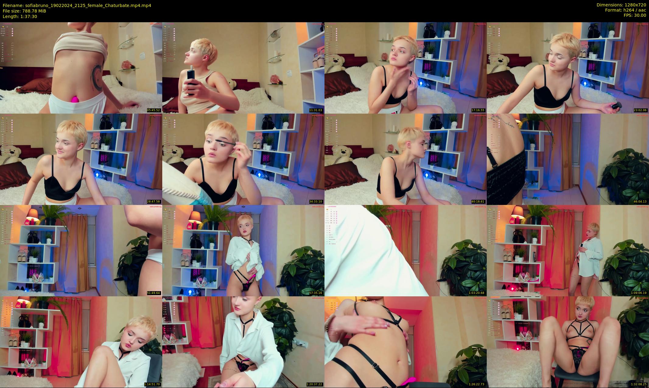 sofiabruno — 98 minute Chaturbate female cam show recording, 720p, Feb 19, 2024