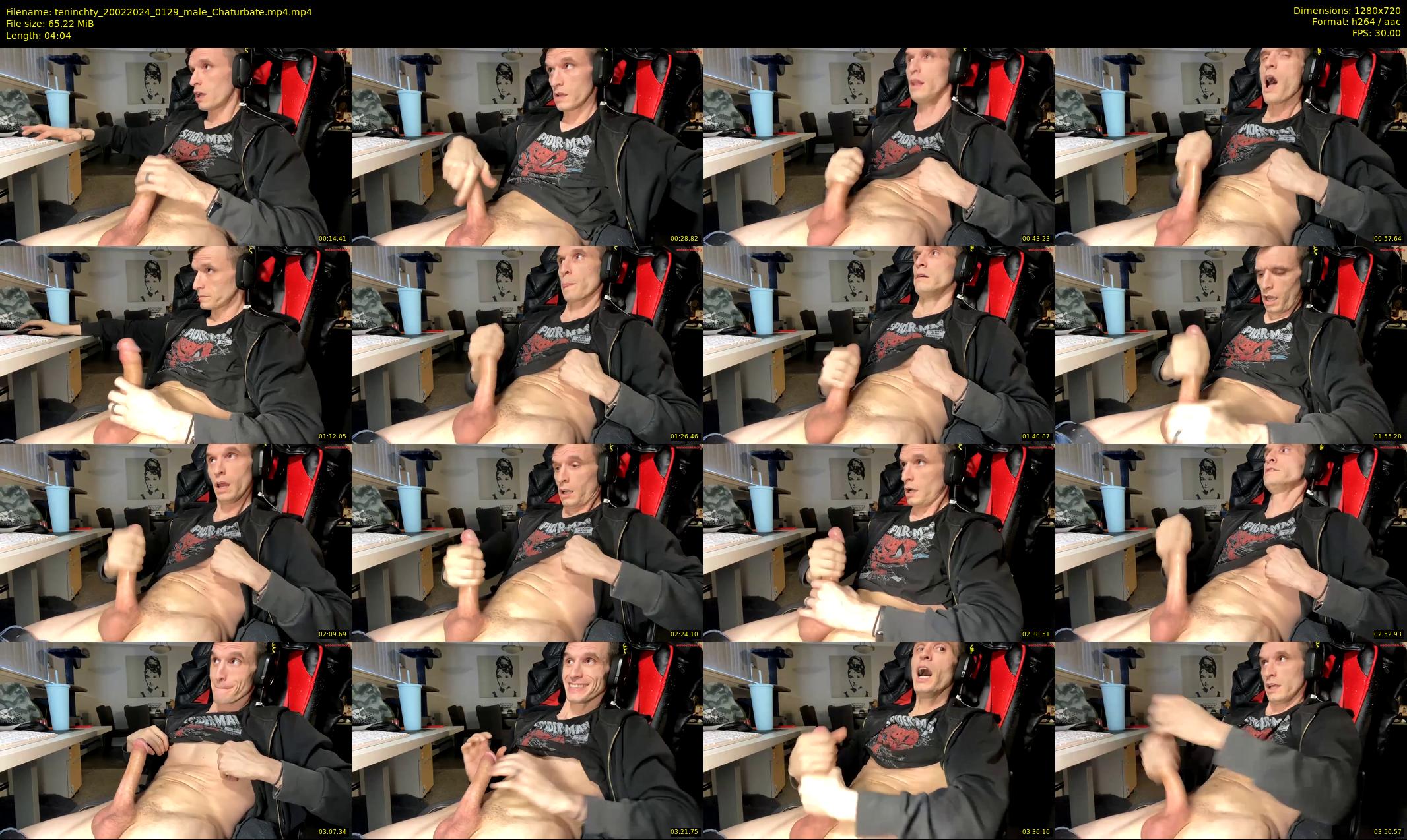 teninchty — 5 minute Chaturbate male cam show recording, 720p, Feb 20, 2024