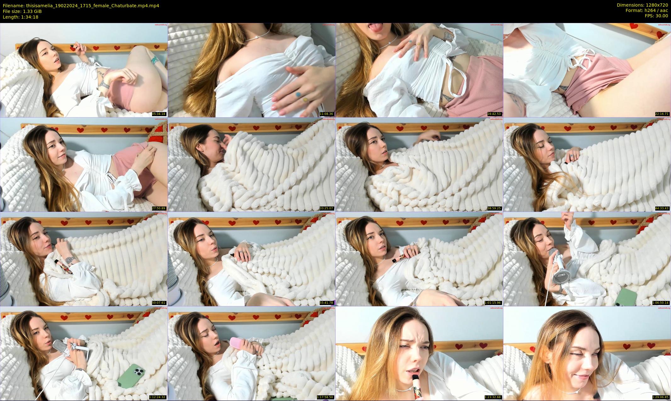 thisisamelia — 95 minute Chaturbate female cam show recording, 720p, Feb 19, 2024