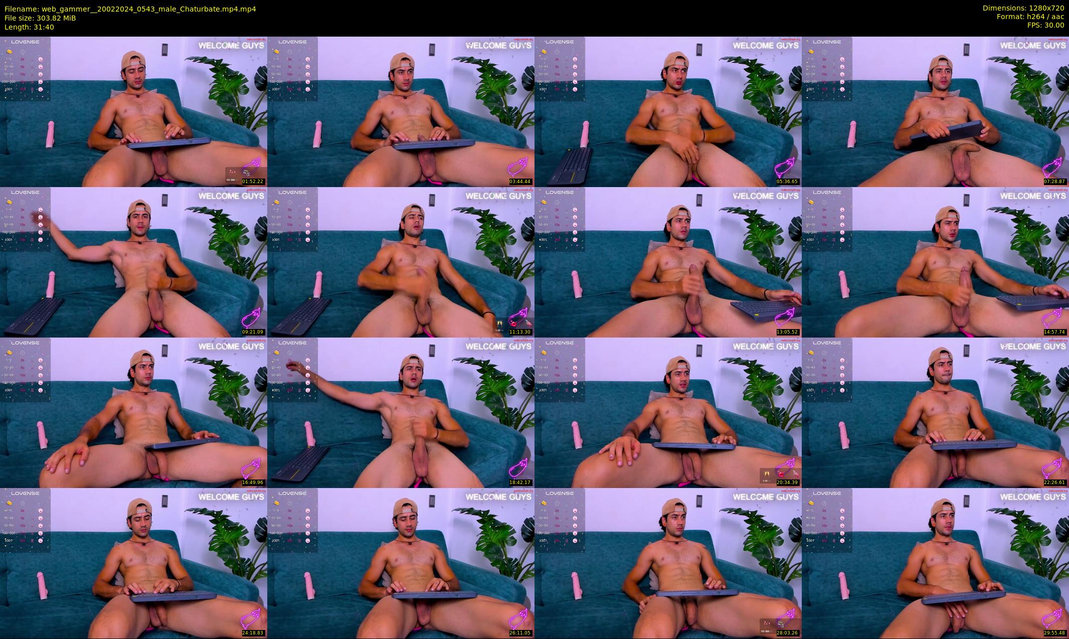 web_gammer_ — 32 minute Chaturbate male cam show recording, 720p, Feb 20, 2024