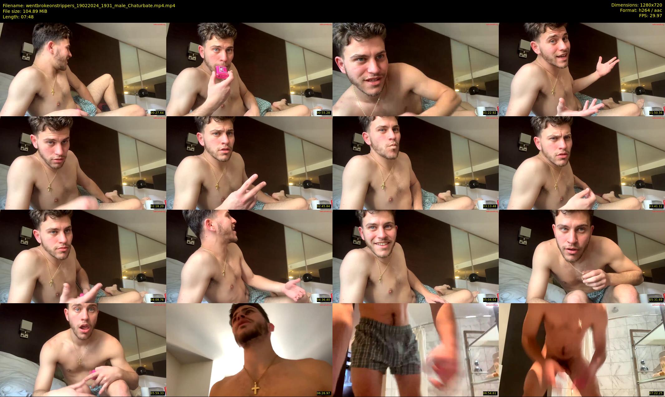 wentbrokeonstrippers — 8 minute Chaturbate male cam show recording, 720p, Feb 19, 2024