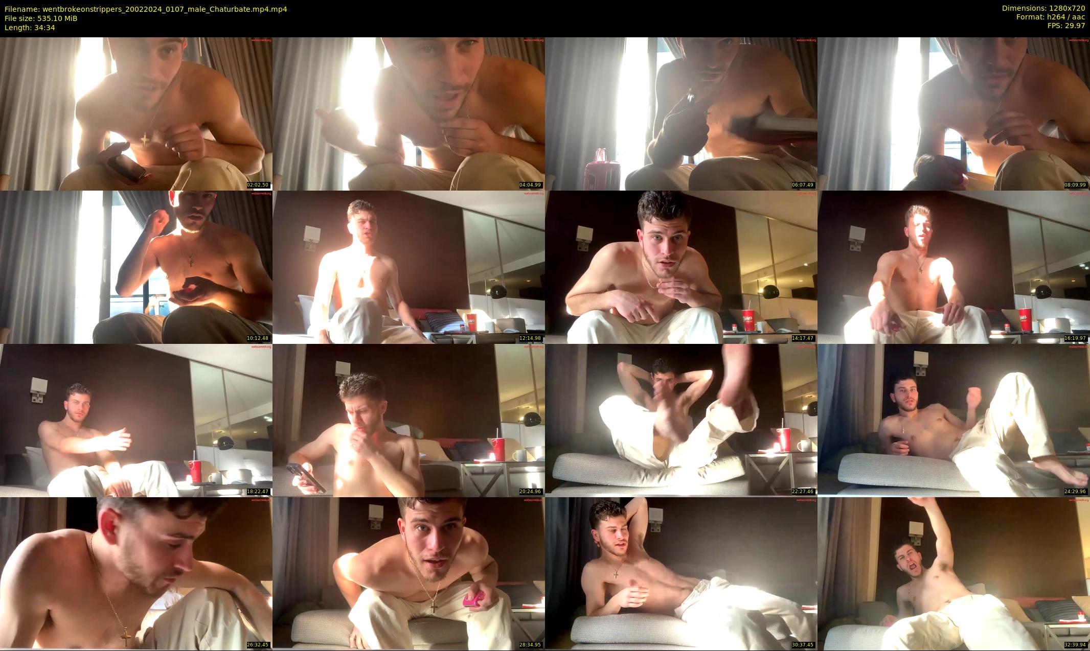 wentbrokeonstrippers — 35 minute Chaturbate male cam show recording, 720p, Feb 20, 2024