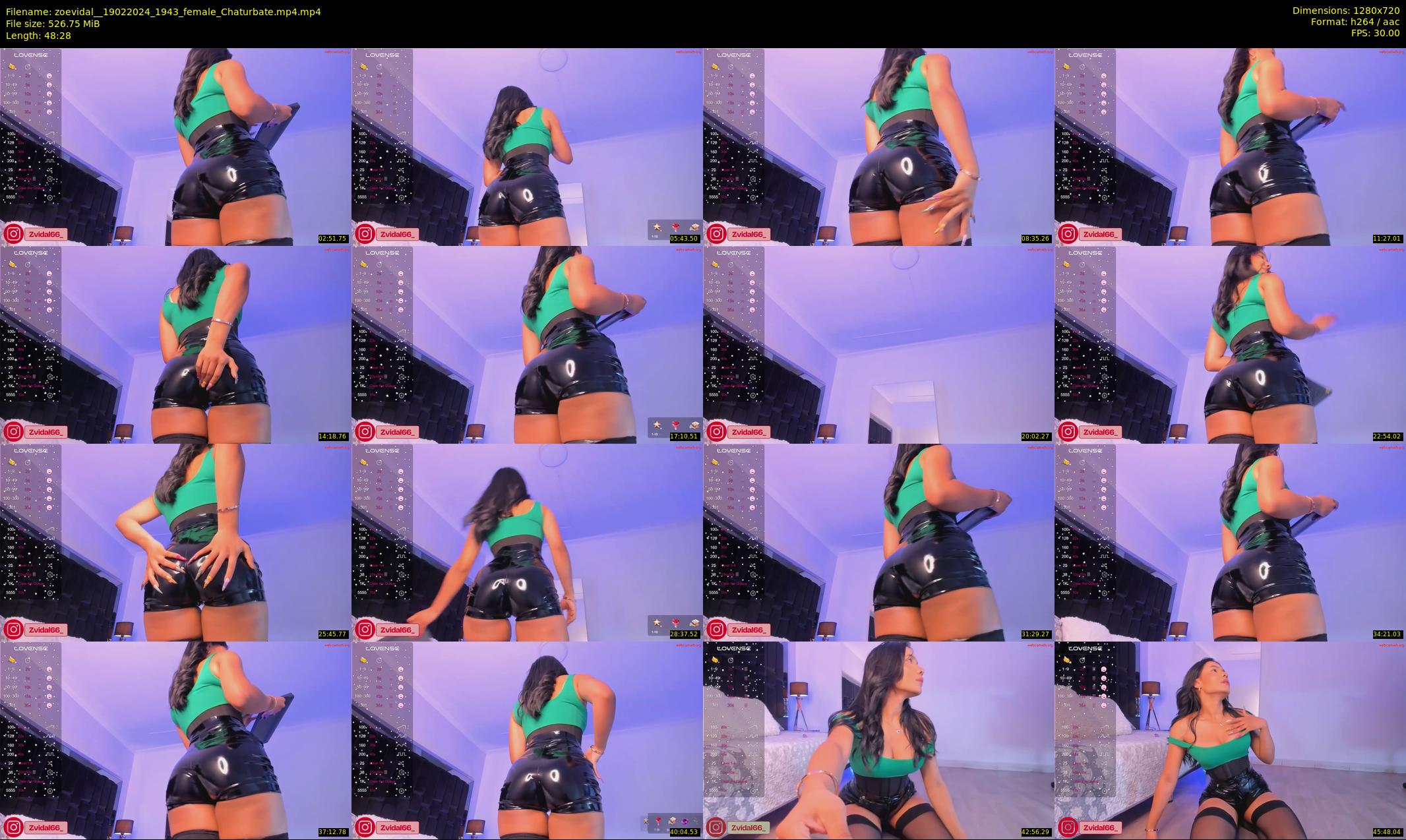zoevidal_ — 49 minute Chaturbate female cam show recording, 720p, Feb 19, 2024