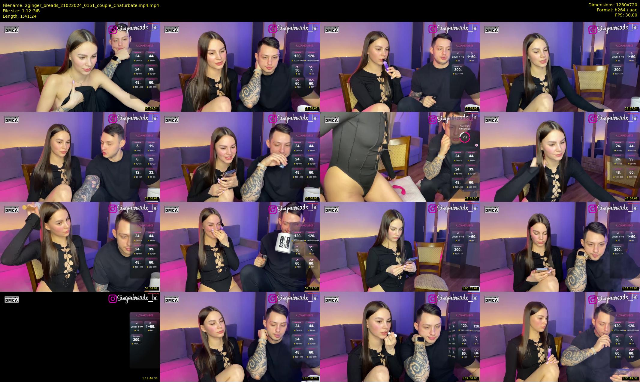 2ginger_breads — 102 minute Chaturbate couple cam show recording, 720p, Feb 21, 2024