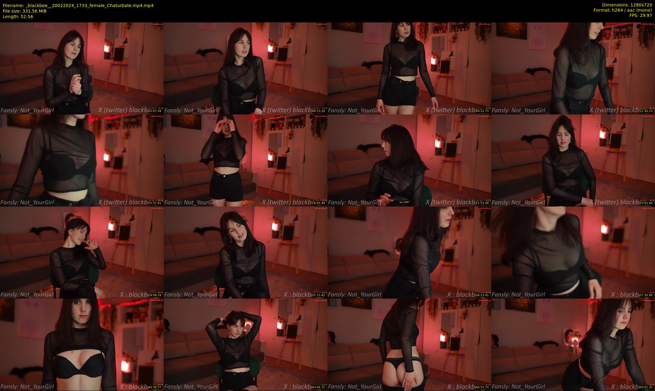 _blackbee_ — 53 minute Chaturbate female cam show recording, 720p, Feb 20, 2024