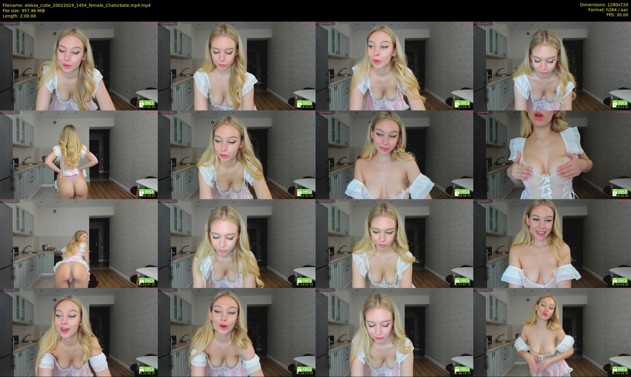 aleksa_cutie — 120 minute Chaturbate female cam show recording, 720p, Feb 20, 2024