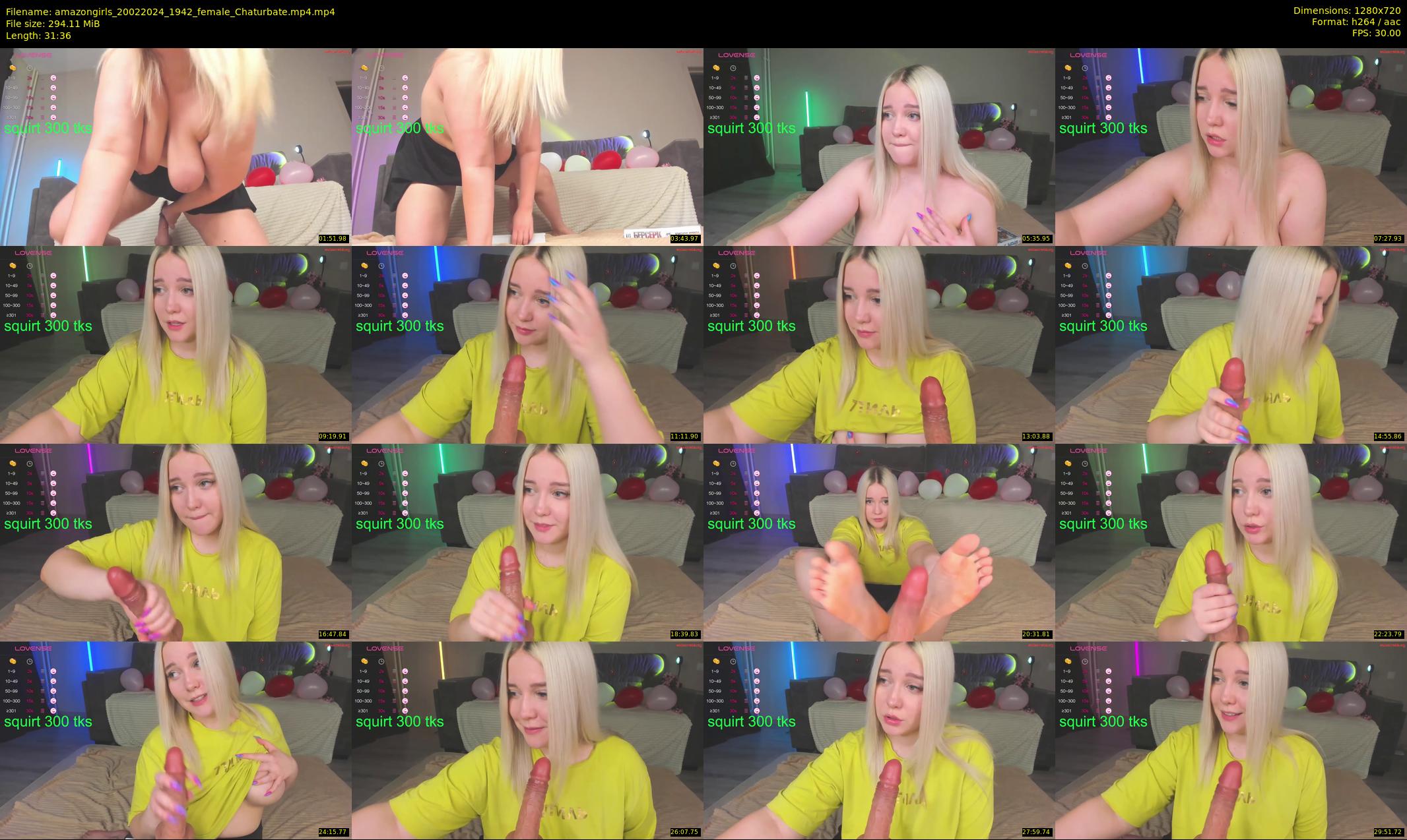 amazongirls — 32 minute Chaturbate couple cam show recording, 720p, Feb 20, 2024