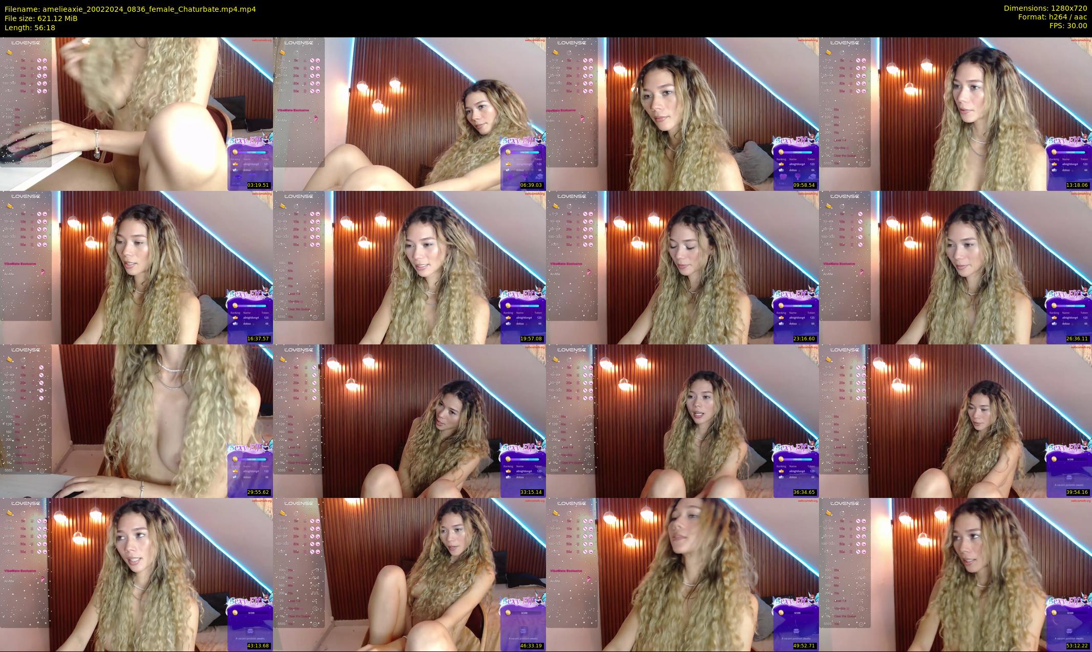 amelieaxie — 57 minute Chaturbate female cam show recording, 720p, Feb 20, 2024